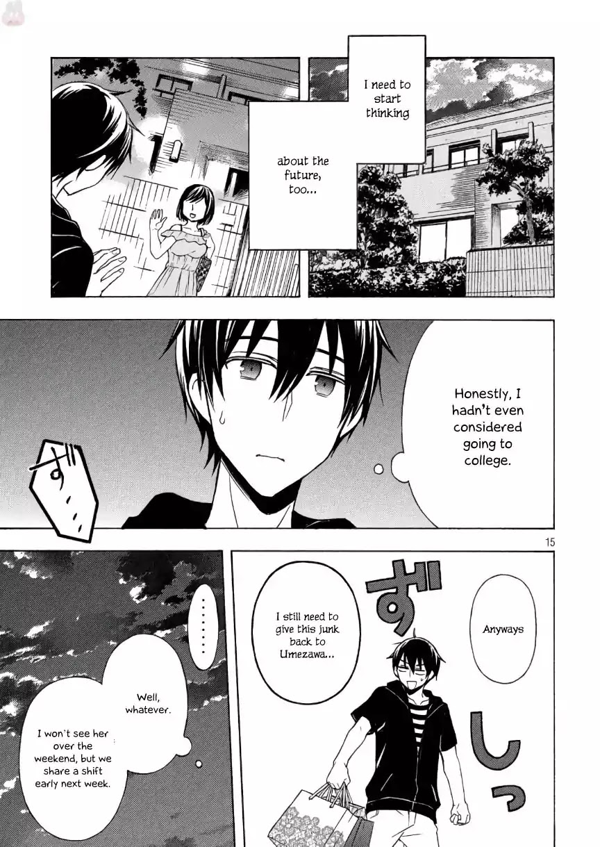 Watari-kun no xx ga Houkai Sunzen chapter 32 page 15