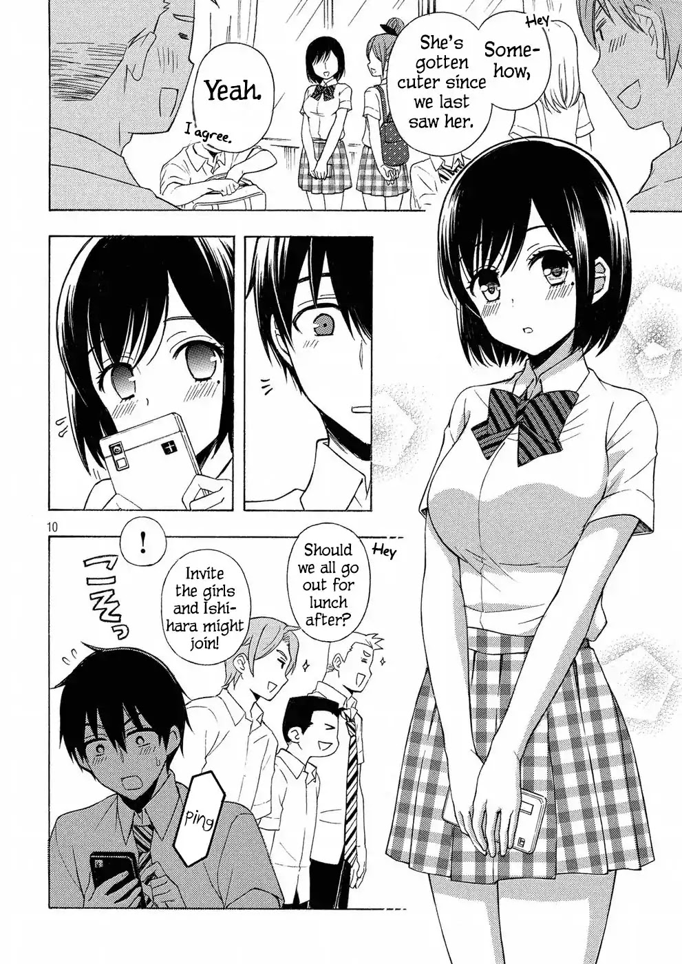 Watari-kun no xx ga Houkai Sunzen chapter 33 page 10