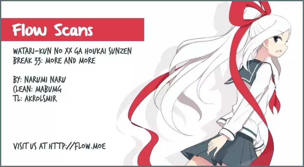 Watari-kun no xx ga Houkai Sunzen chapter 33 page 31
