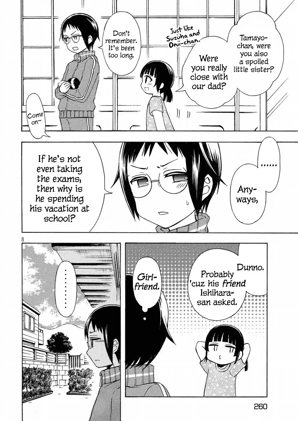 Watari-kun no xx ga Houkai Sunzen chapter 33 page 8