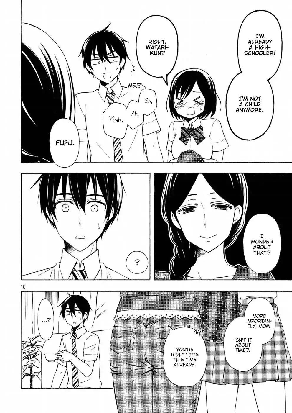Watari-kun no xx ga Houkai Sunzen chapter 34 page 10