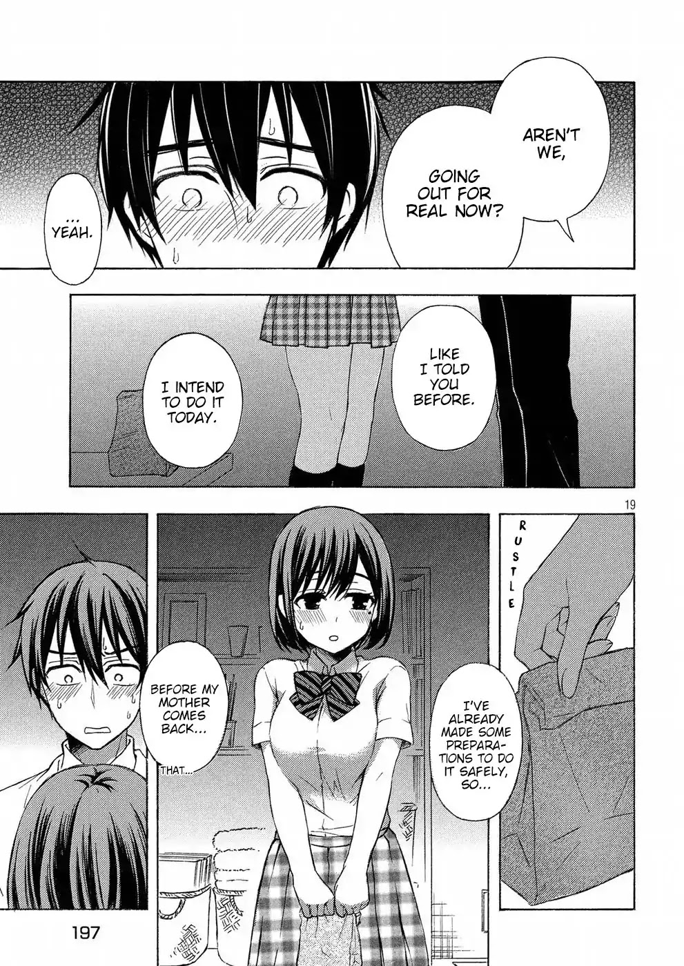 Watari-kun no xx ga Houkai Sunzen chapter 34 page 19