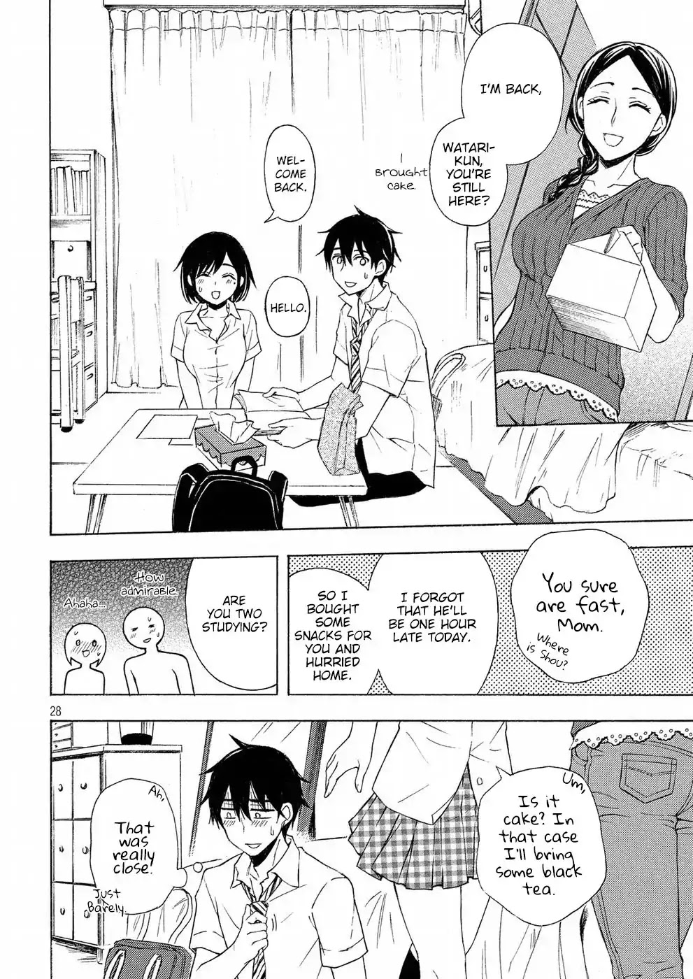 Watari-kun no xx ga Houkai Sunzen chapter 34 page 28