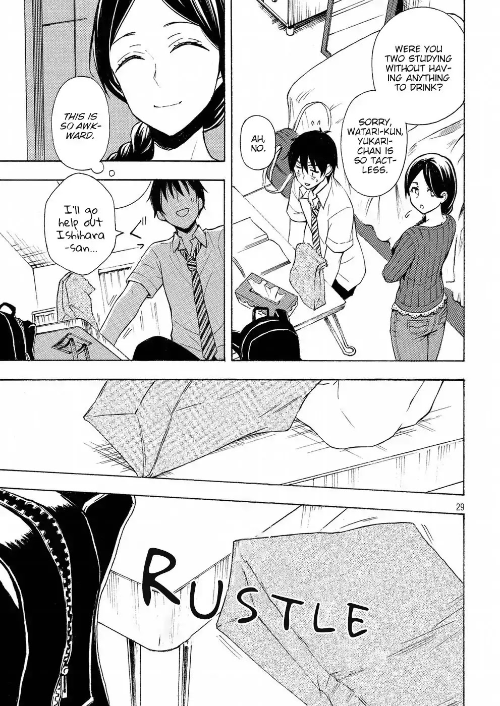 Watari-kun no xx ga Houkai Sunzen chapter 34 page 29