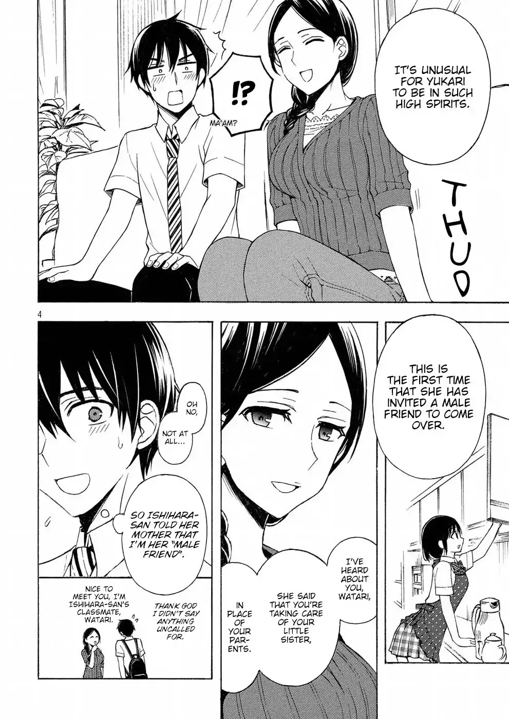 Watari-kun no xx ga Houkai Sunzen chapter 34 page 4