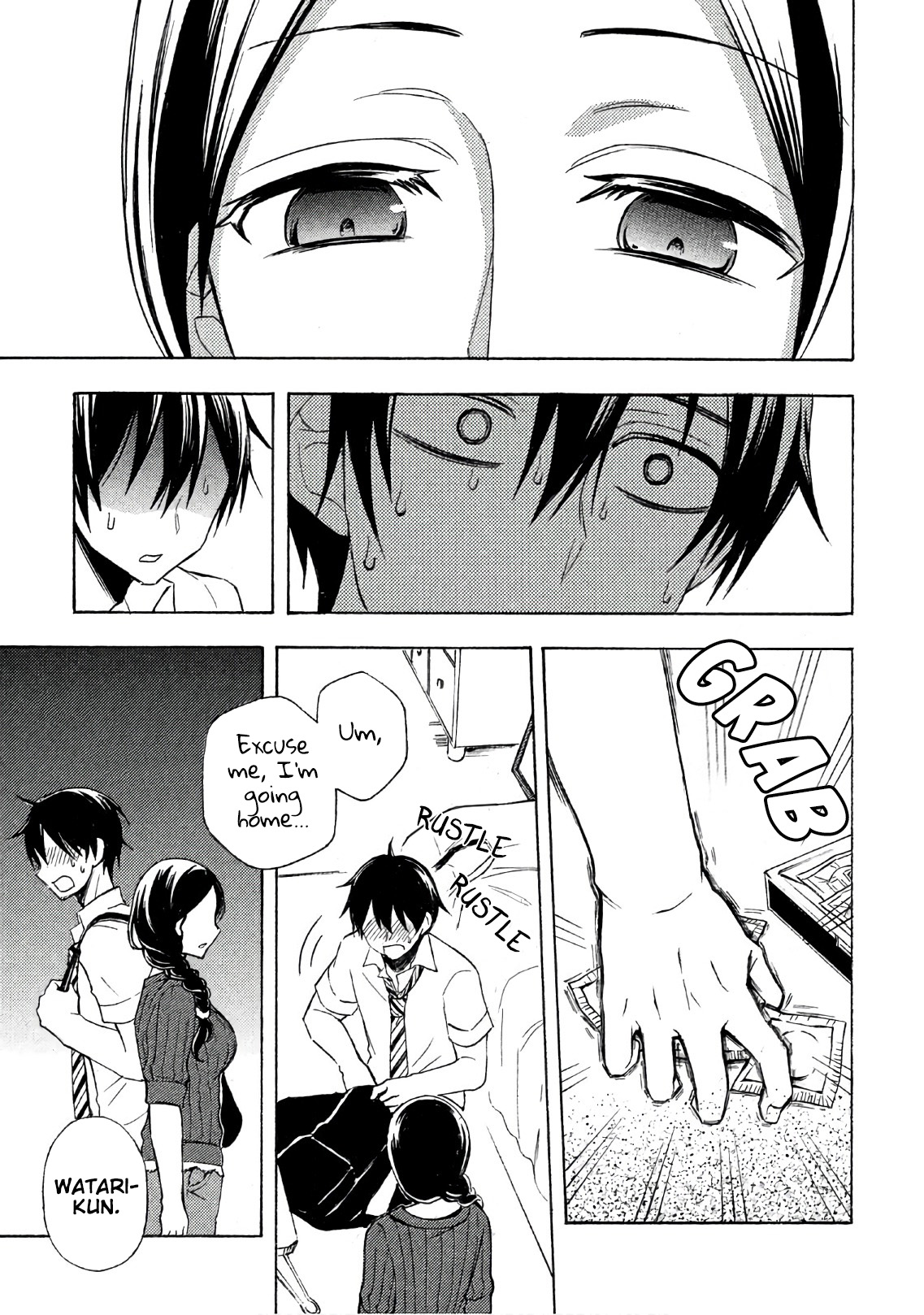 Watari-kun no xx ga Houkai Sunzen chapter 35 page 3