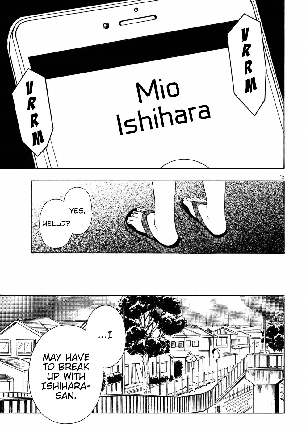 Watari-kun no xx ga Houkai Sunzen chapter 36 page 15