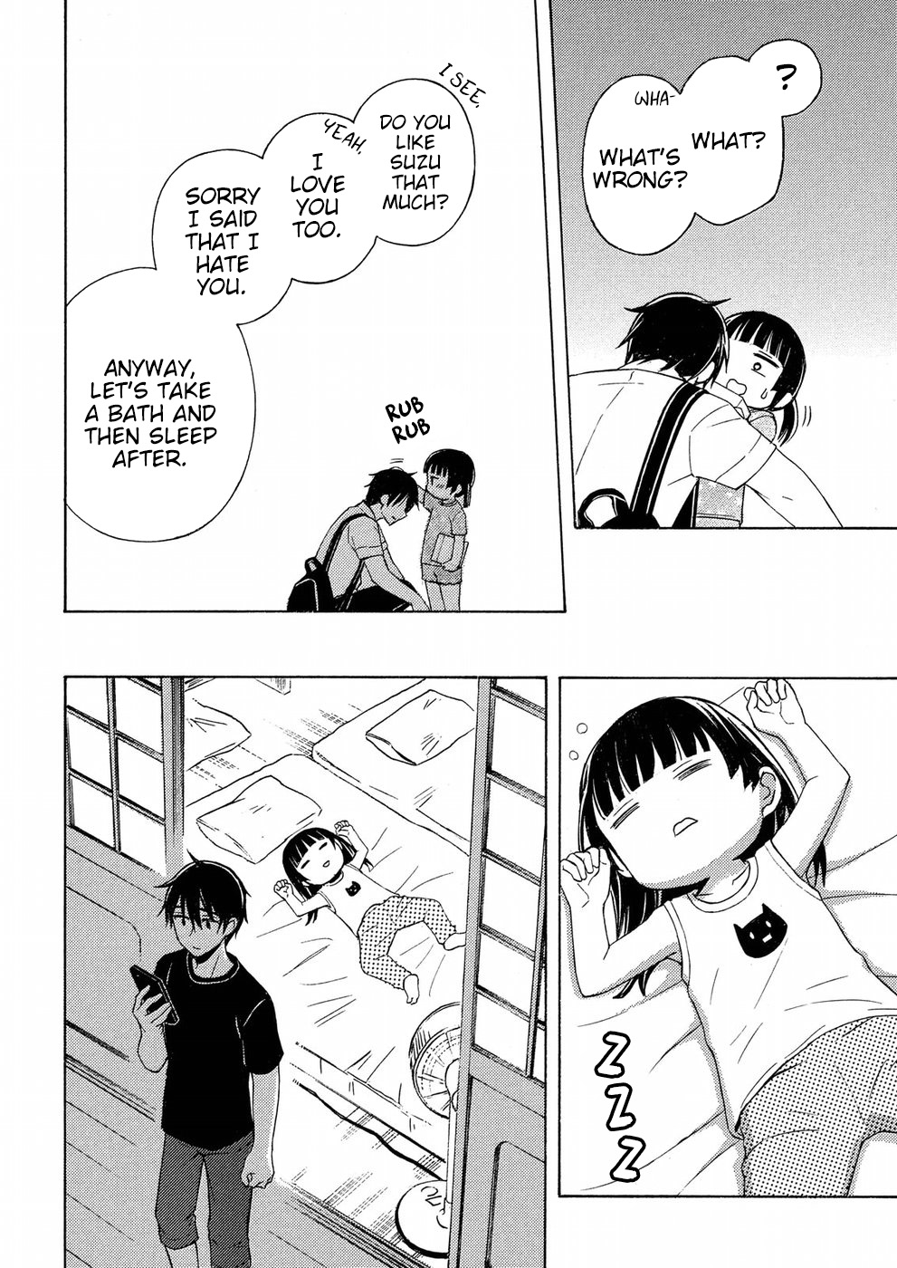 Watari-kun no xx ga Houkai Sunzen chapter 36 page 34