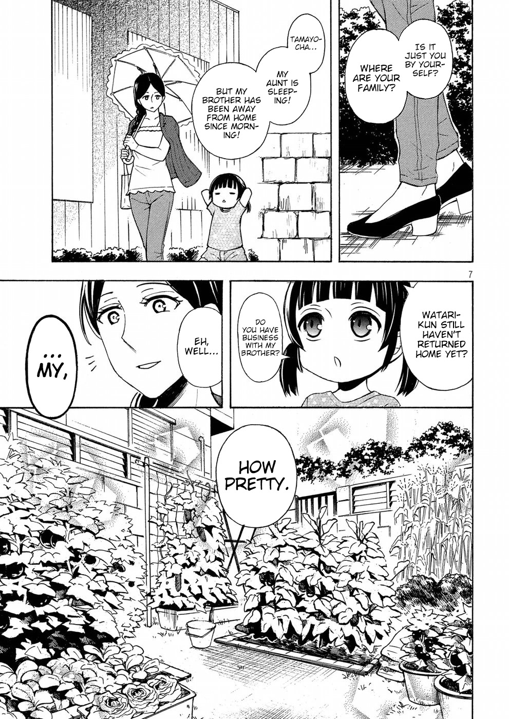 Watari-kun no xx ga Houkai Sunzen chapter 36 page 7