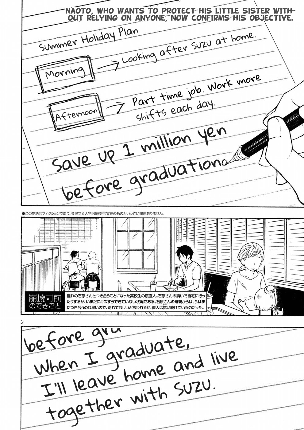 Watari-kun no xx ga Houkai Sunzen chapter 37 page 2