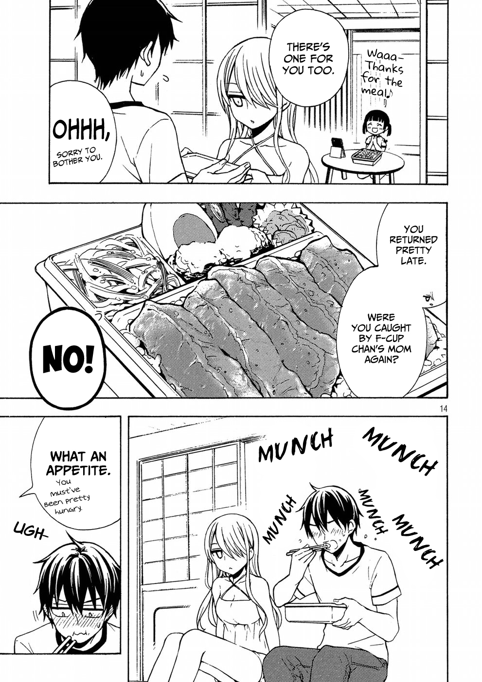 Watari-kun no xx ga Houkai Sunzen chapter 38 page 14