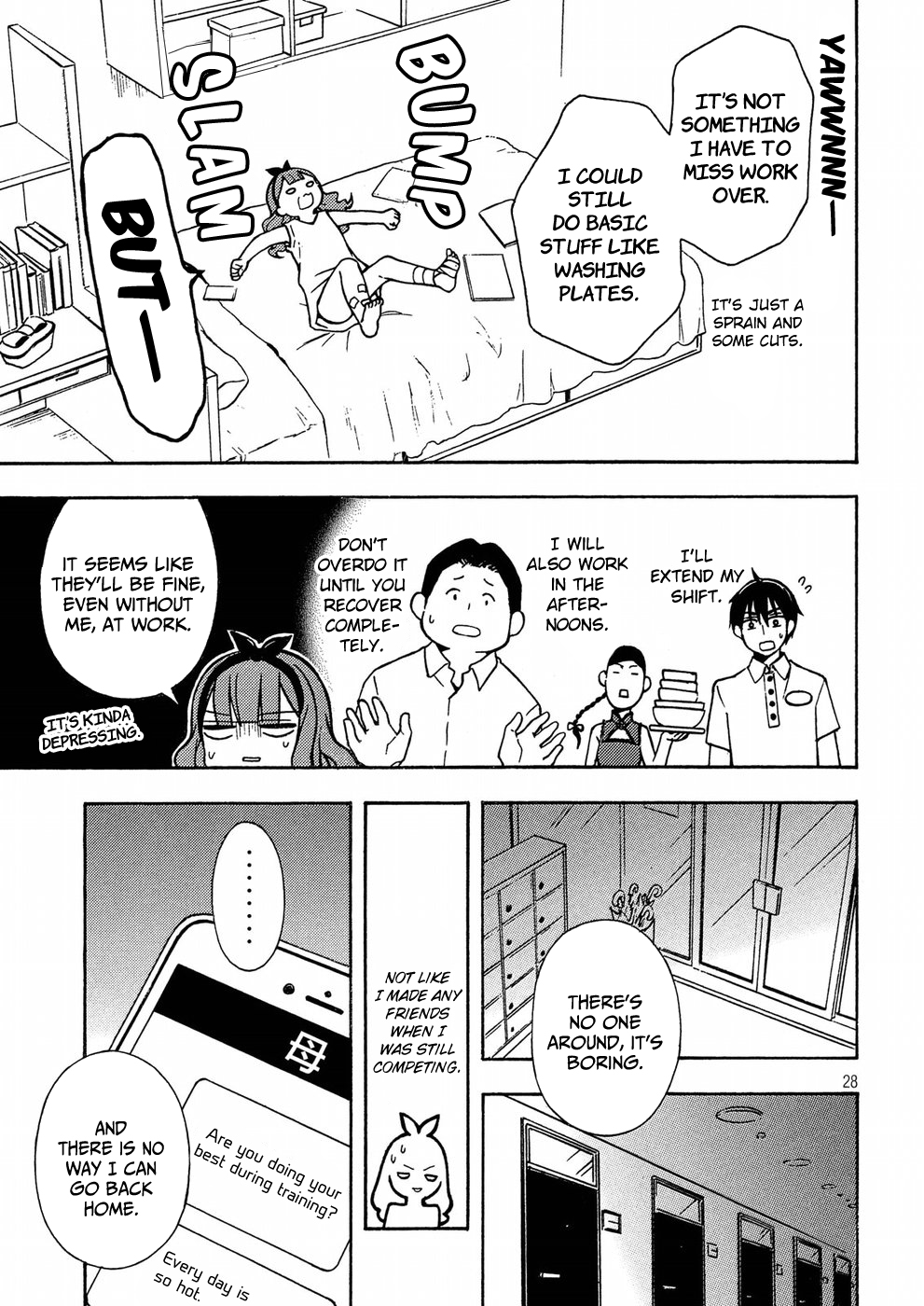 Watari-kun no xx ga Houkai Sunzen chapter 38 page 28