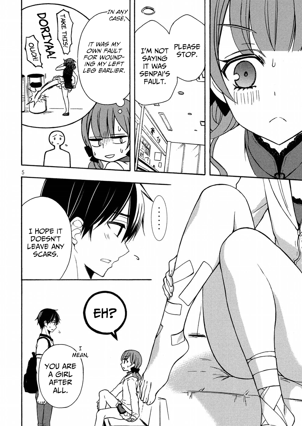 Watari-kun no xx ga Houkai Sunzen chapter 38 page 5