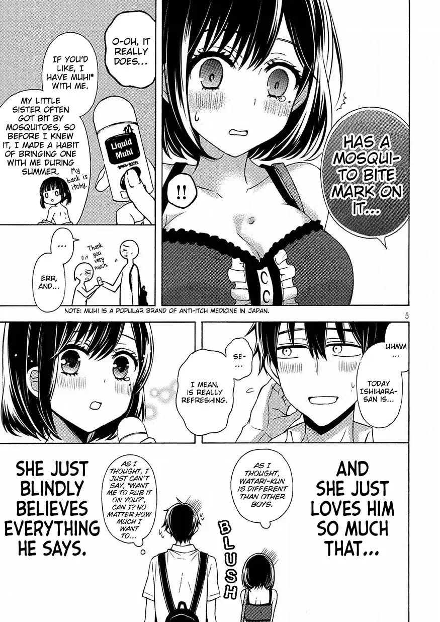 Watari-kun no xx ga Houkai Sunzen chapter 39.5 page 5