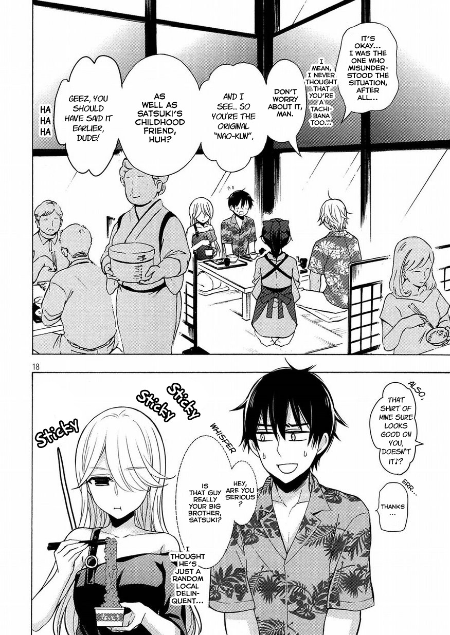 Watari-kun no xx ga Houkai Sunzen chapter 44 page 18