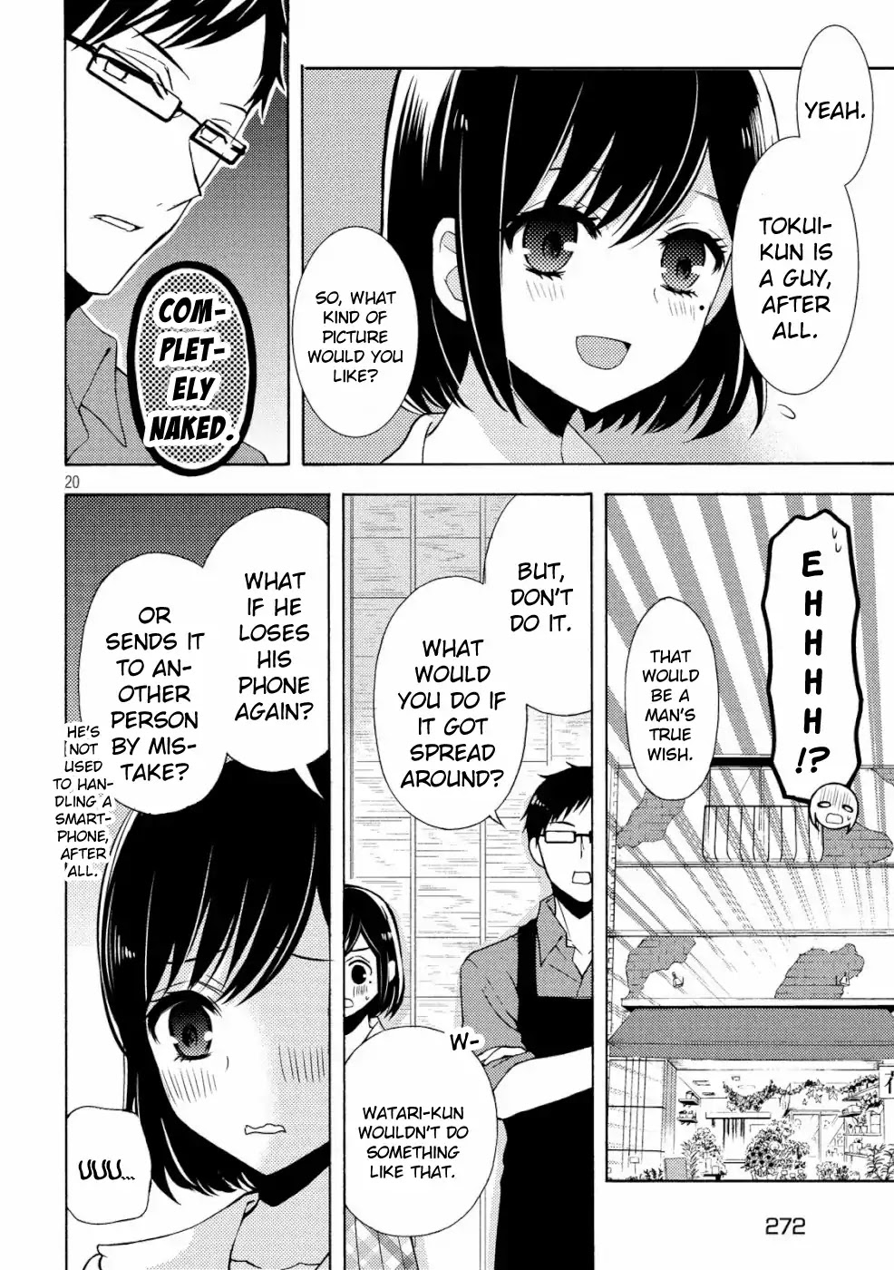 Watari-kun no xx ga Houkai Sunzen chapter 48 page 20