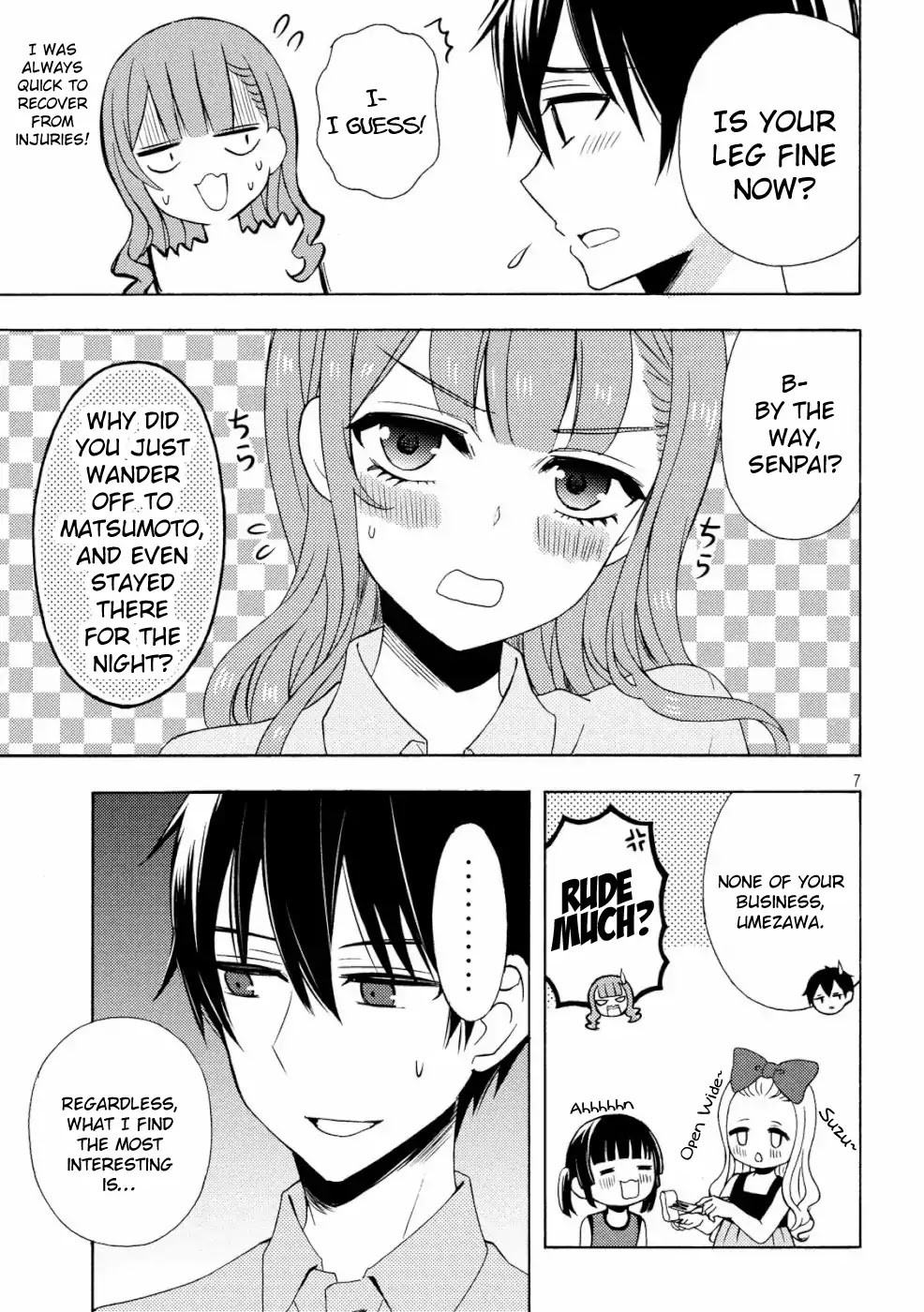 Watari-kun no xx ga Houkai Sunzen chapter 48 page 7