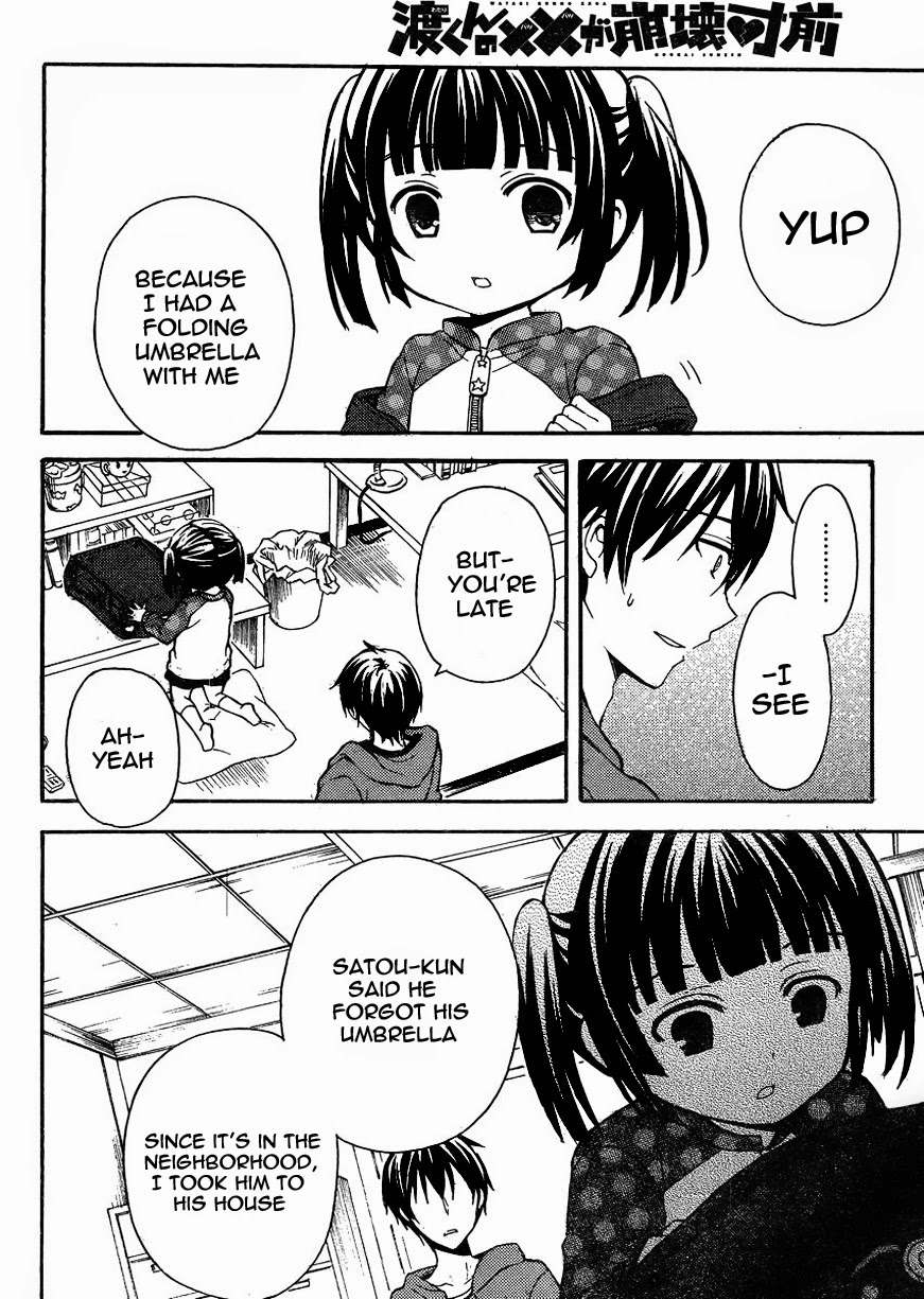 Watari-kun no xx ga Houkai Sunzen chapter 5 page 20