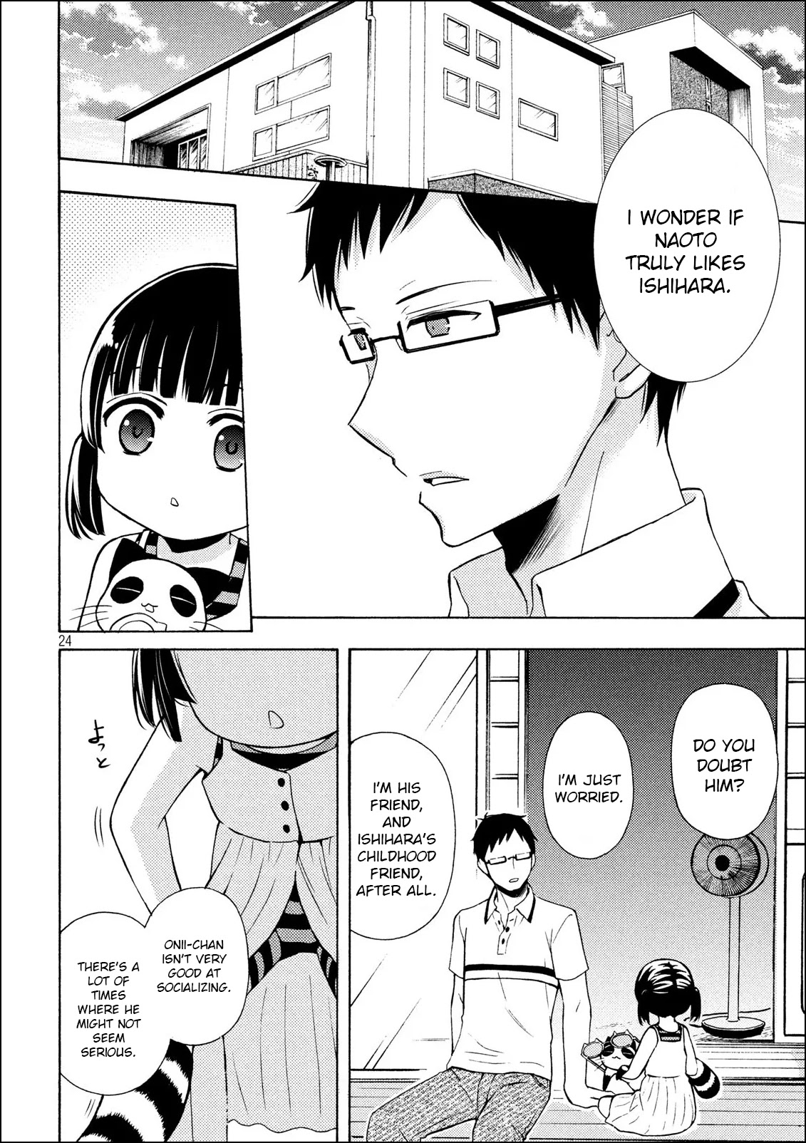 Watari-kun no xx ga Houkai Sunzen chapter 50 page 24