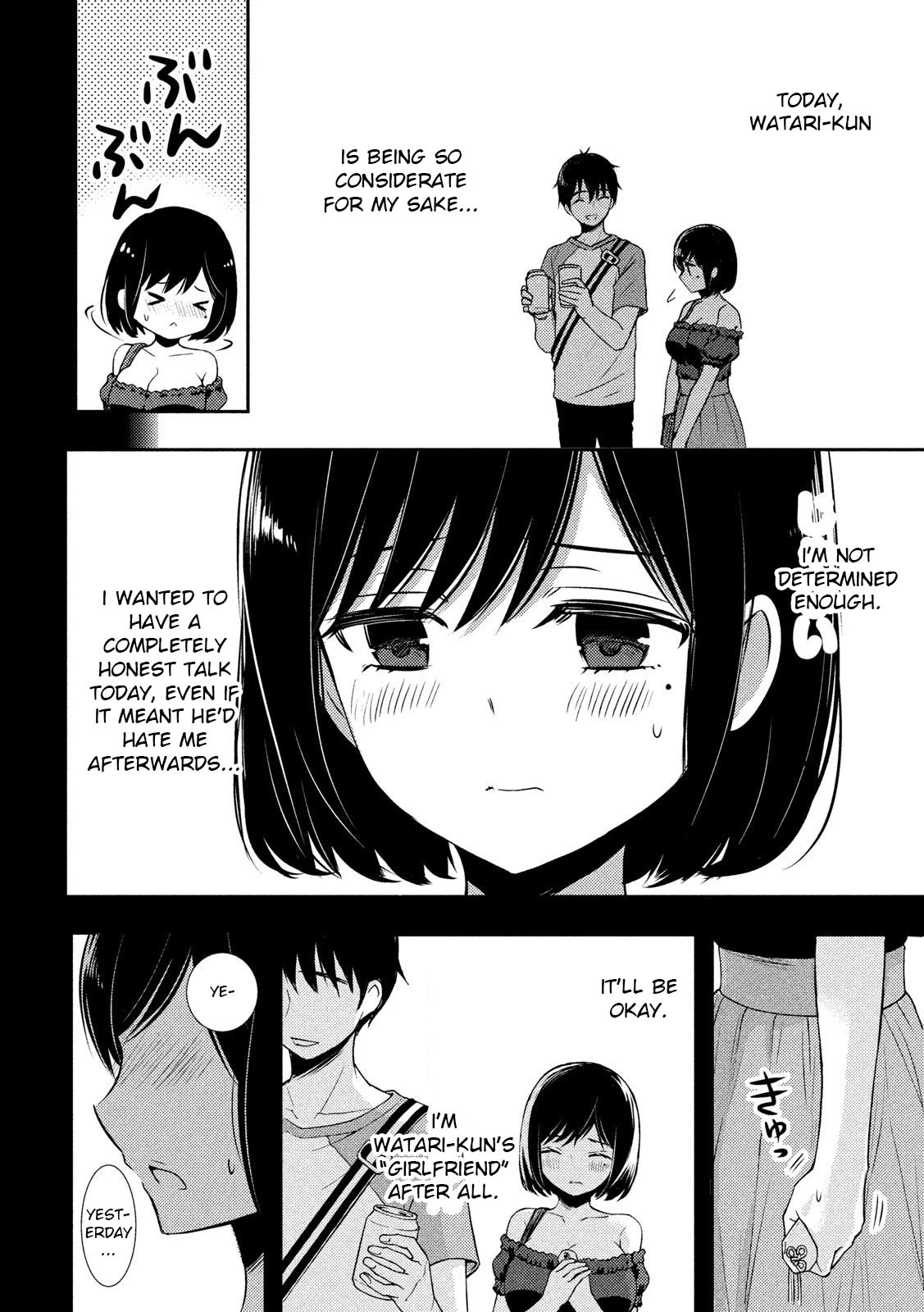 Watari-kun no xx ga Houkai Sunzen chapter 51 page 14