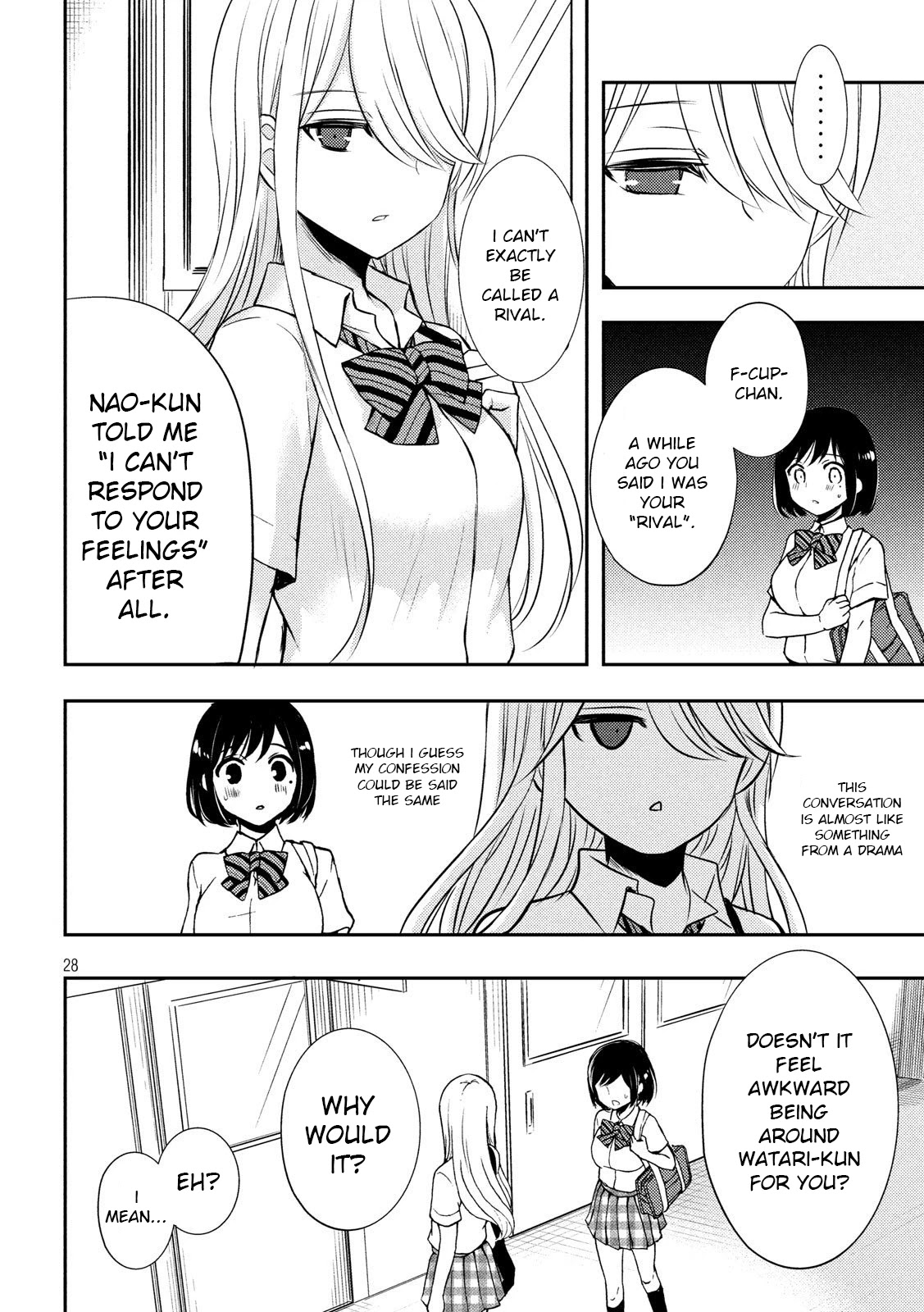 Watari-kun no xx ga Houkai Sunzen chapter 51 page 28