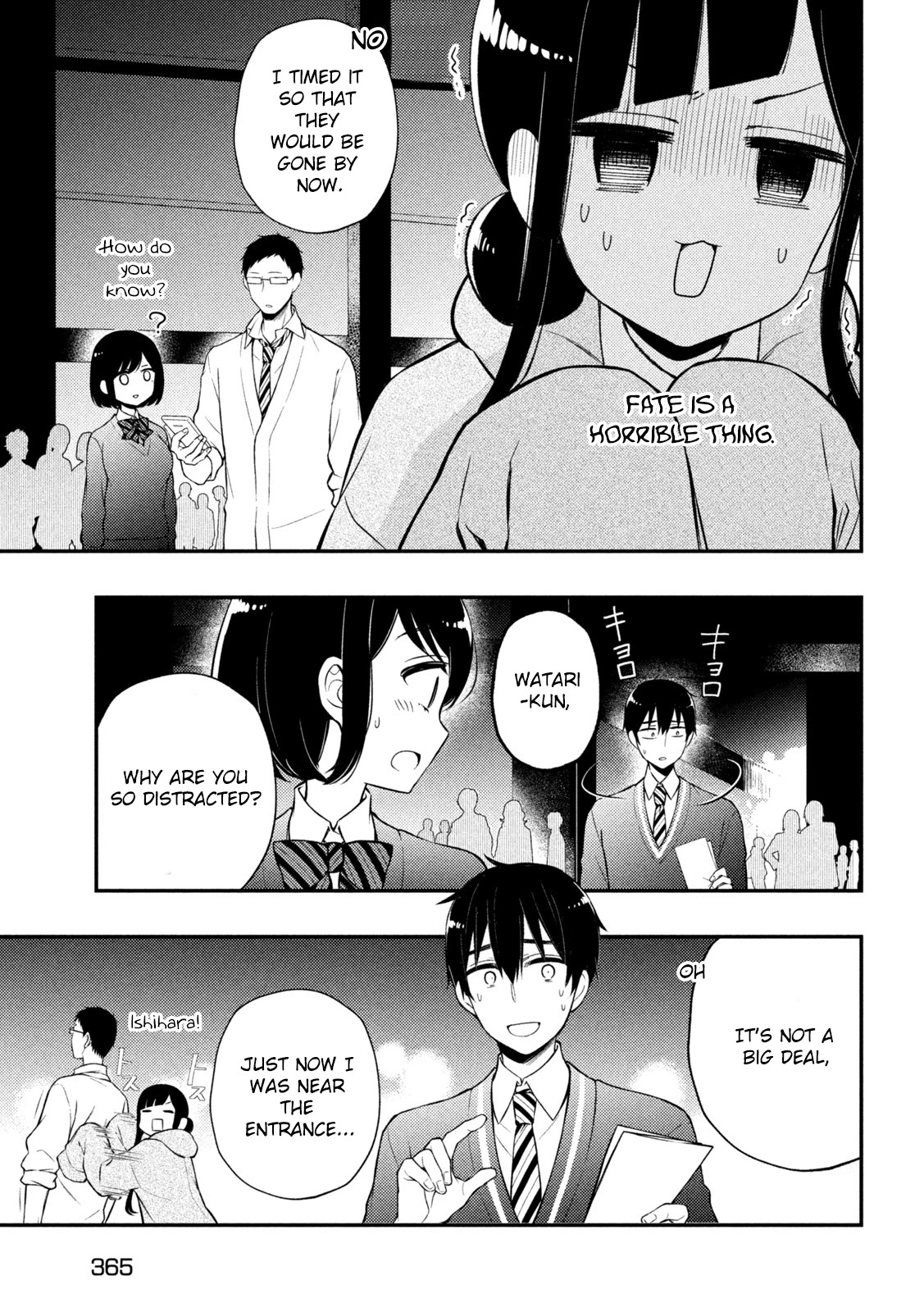 Watari-kun no xx ga Houkai Sunzen chapter 69 page 37