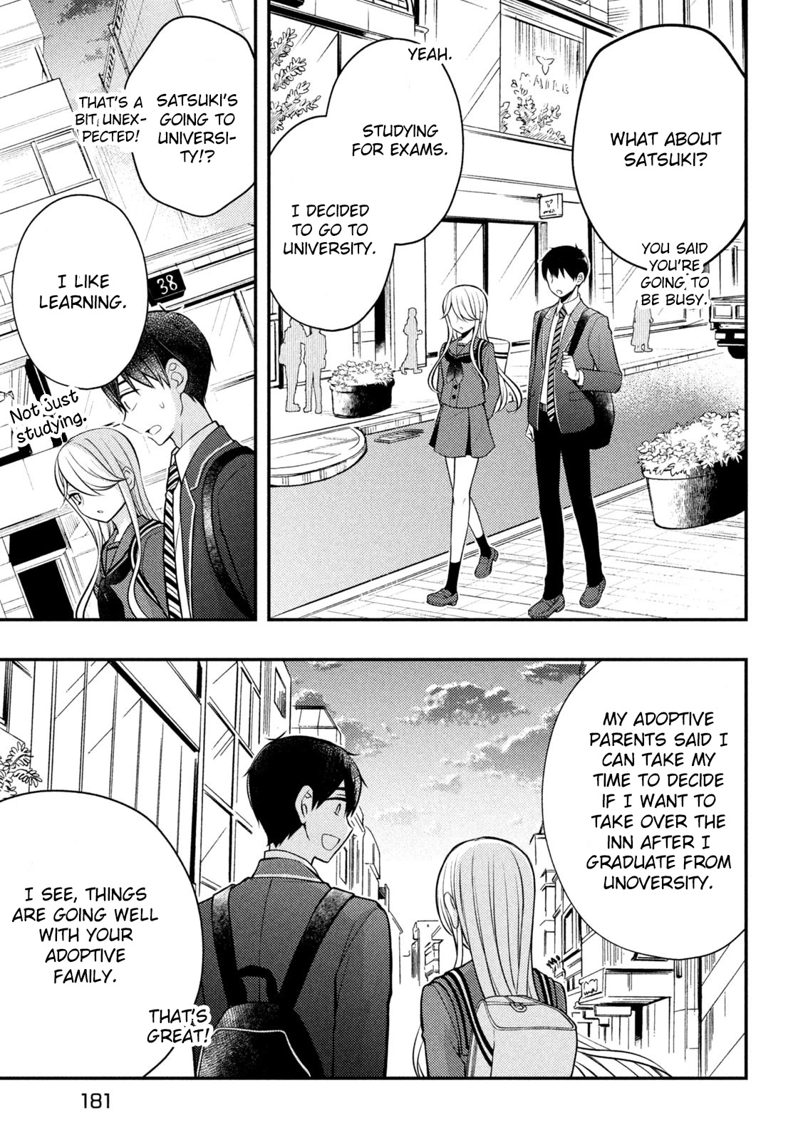 Watari-kun no xx ga Houkai Sunzen chapter 81 page 14