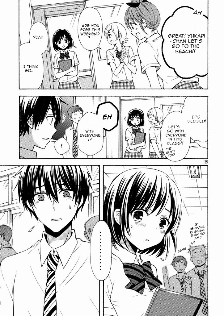 Watari-kun no xx ga Houkai Sunzen chapter 9 page 35
