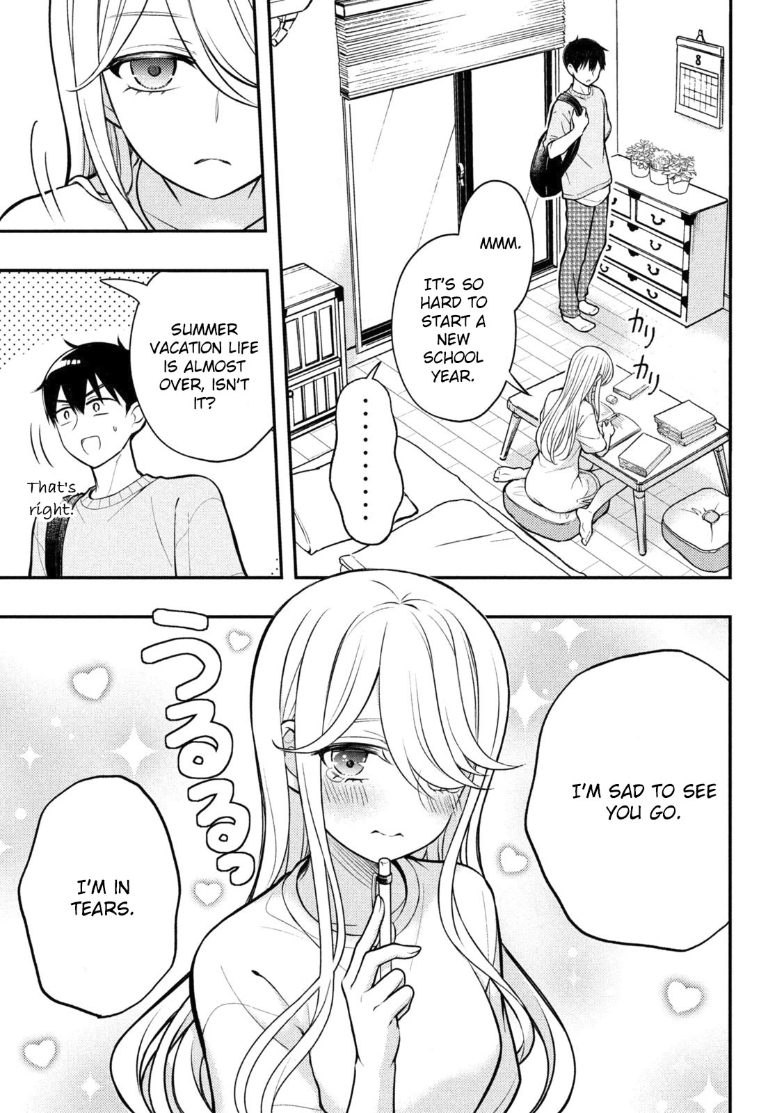 Watari-kun no xx ga Houkai Sunzen chapter 90 page 4