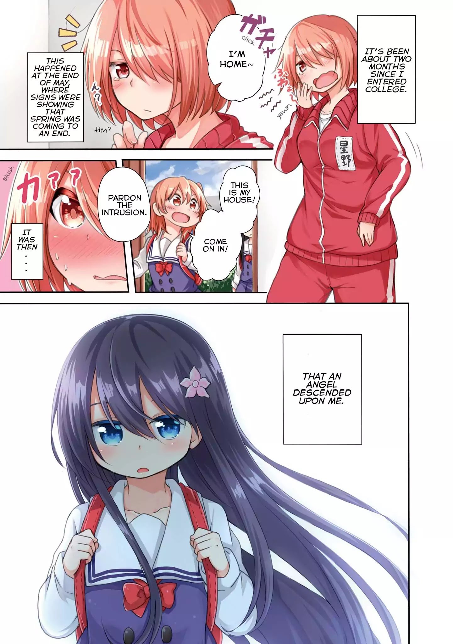 Watashi ni Tenshi ga Maiorita! chapter 1 page 2