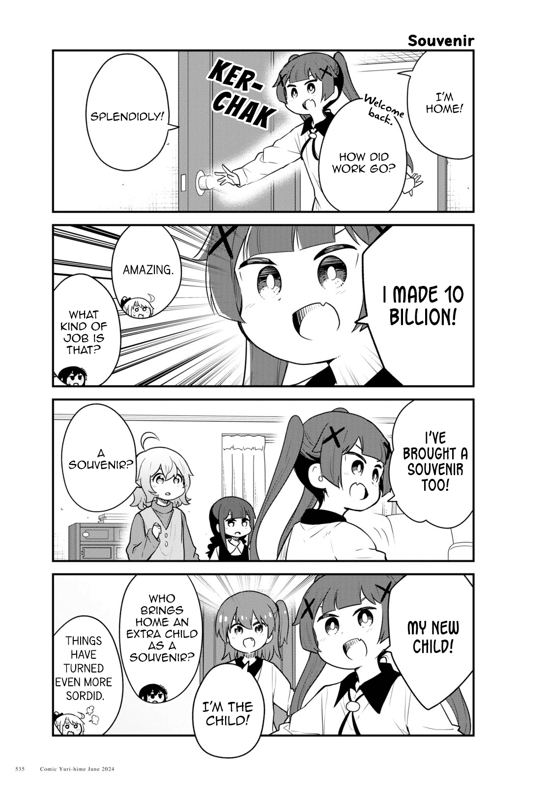 Watashi ni Tenshi ga Maiorita! chapter 119 page 9