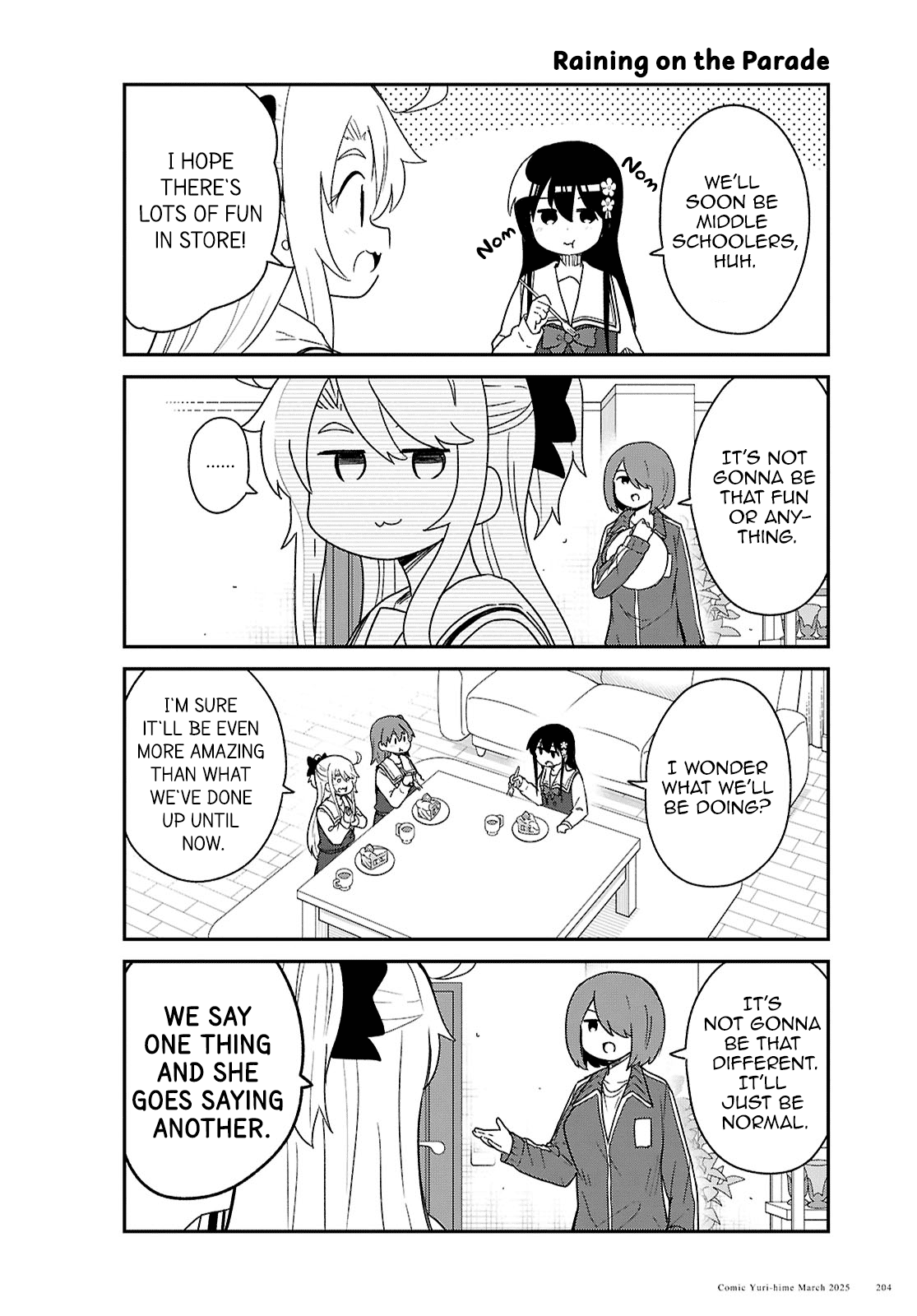 Watashi ni Tenshi ga Maiorita! chapter 129 page 8