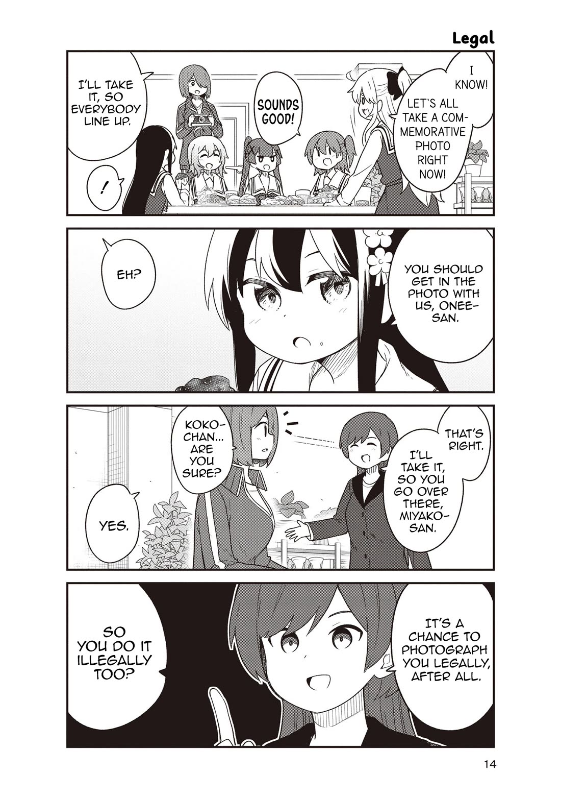 Watashi ni Tenshi ga Maiorita! chapter 132.6 page 14