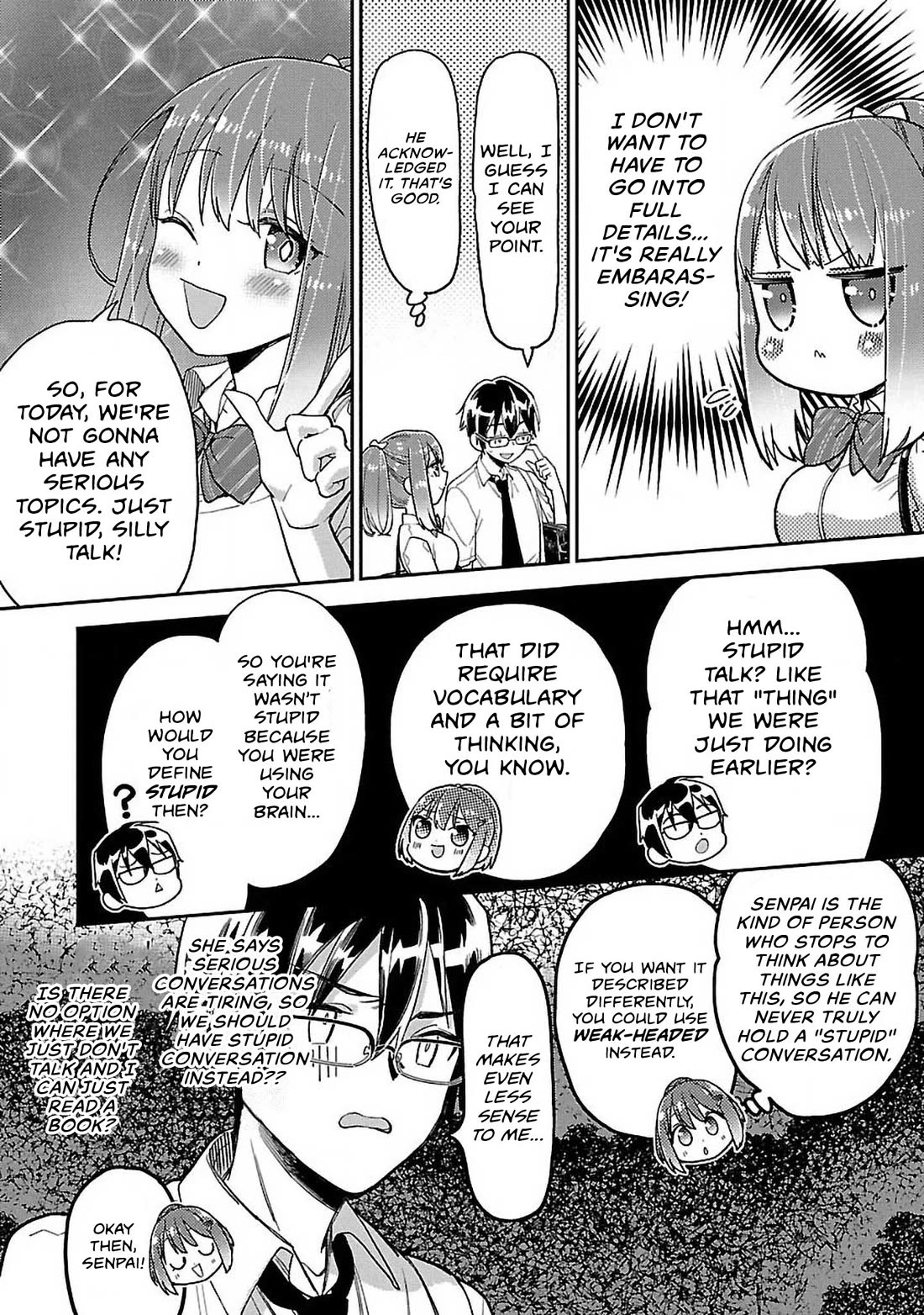 Watashi no shiranai, senpai no 100 ko no koto chapter 10 page 6