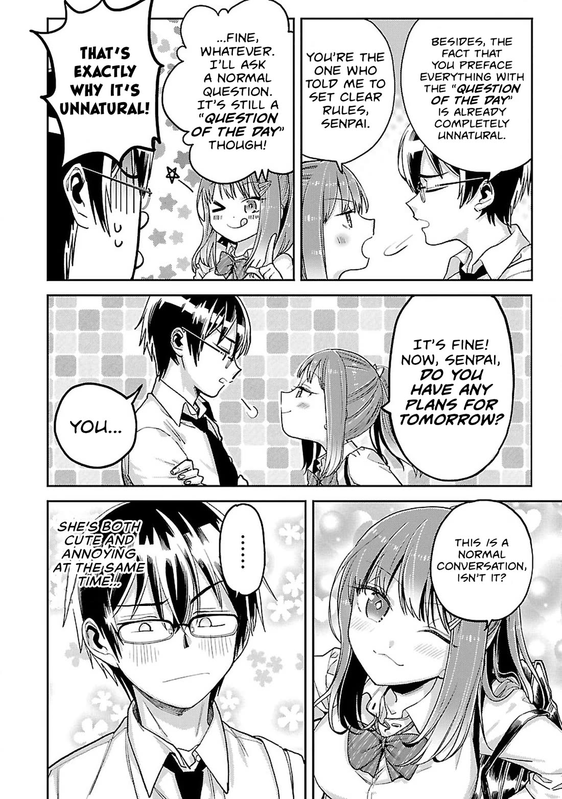 Watashi no shiranai, senpai no 100 ko no koto chapter 11 page 2