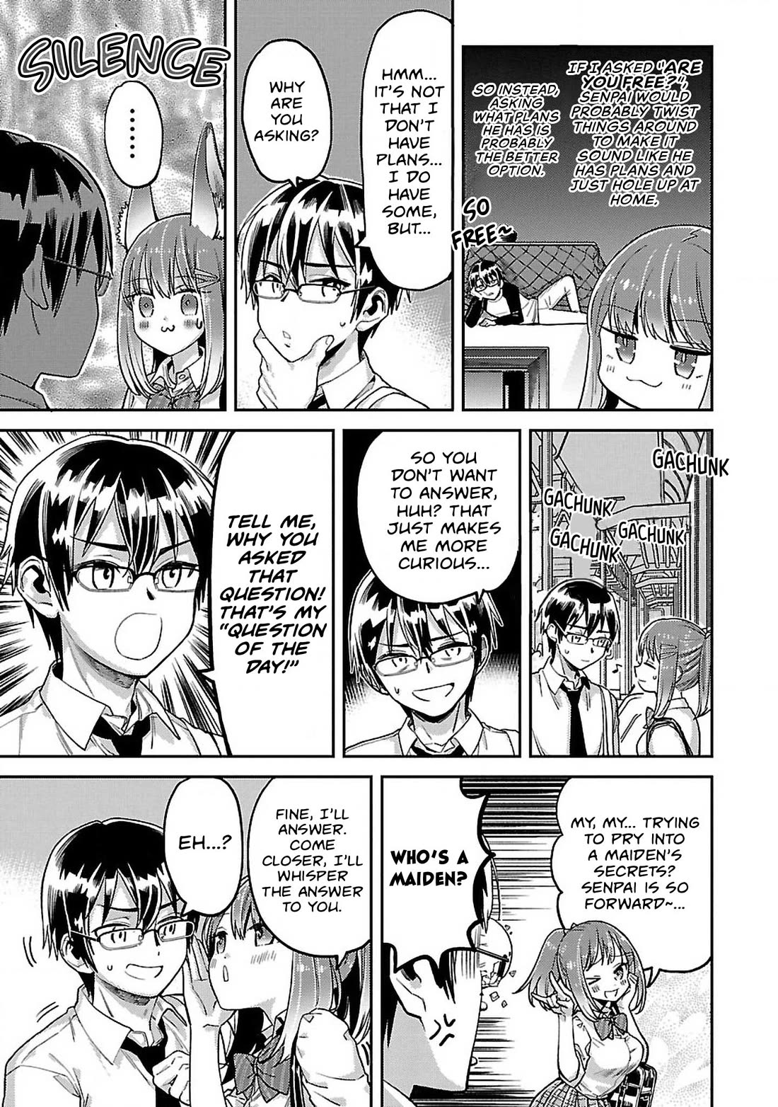 Watashi no shiranai, senpai no 100 ko no koto chapter 11 page 3