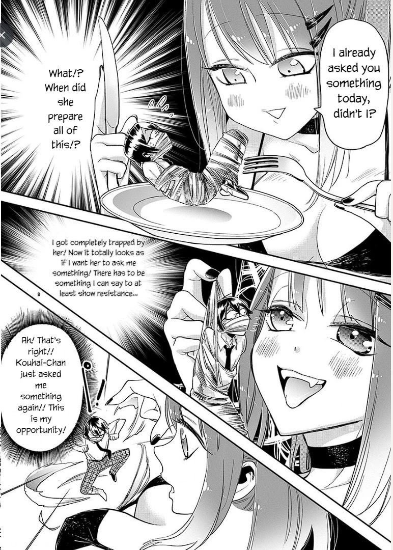 Watashi no shiranai, senpai no 100 ko no koto chapter 3 page 8