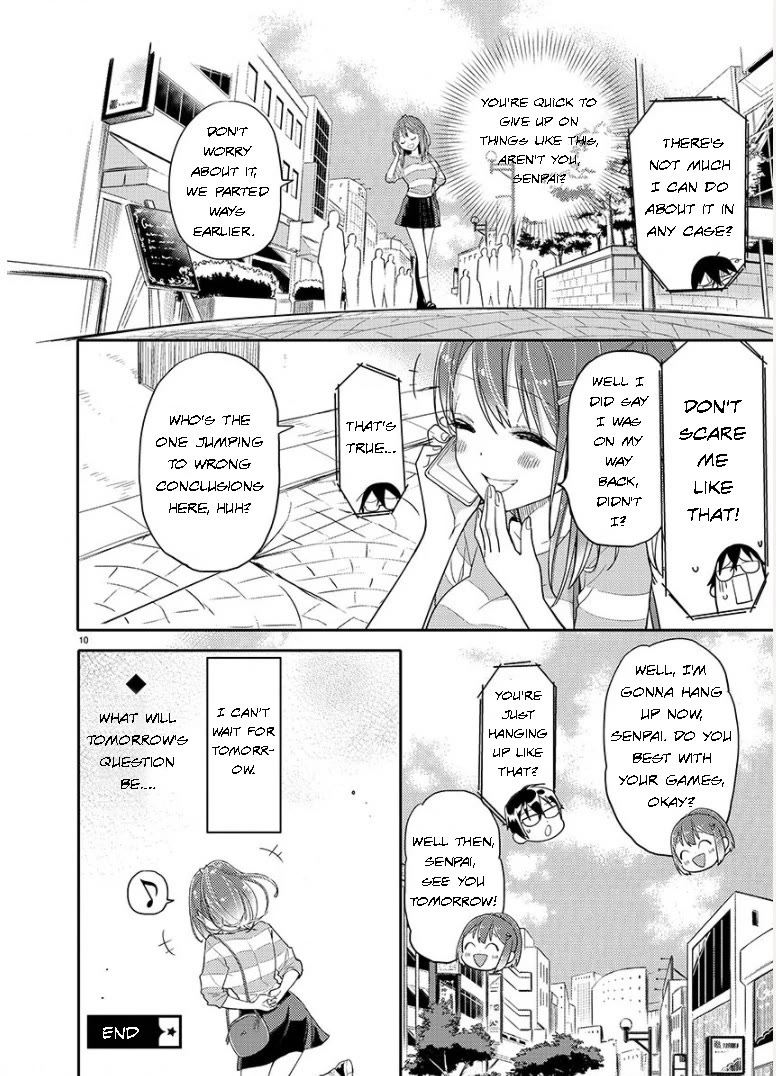 Watashi no shiranai, senpai no 100 ko no koto chapter 6 page 10