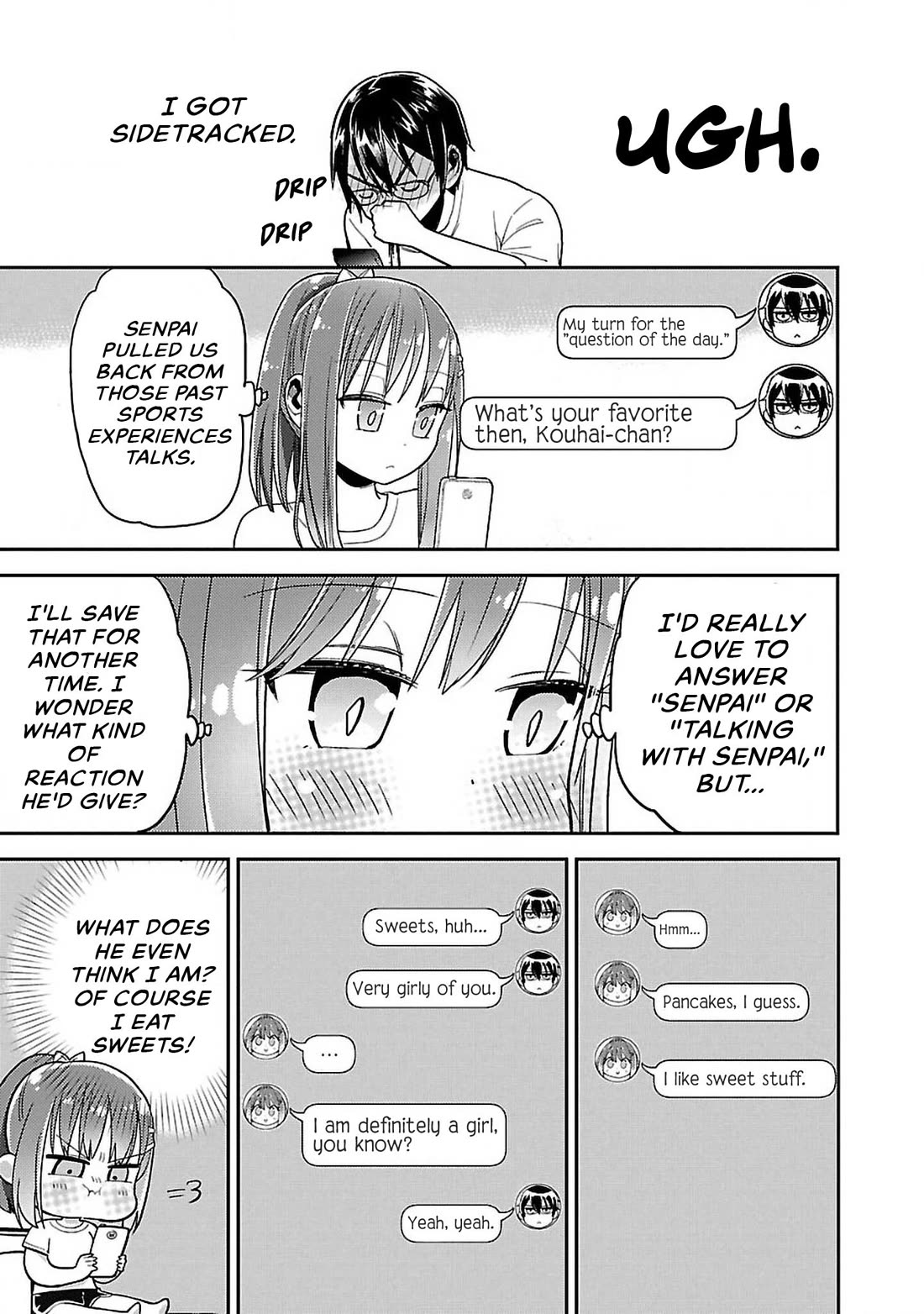 Watashi no shiranai, senpai no 100 ko no koto chapter 7 page 9