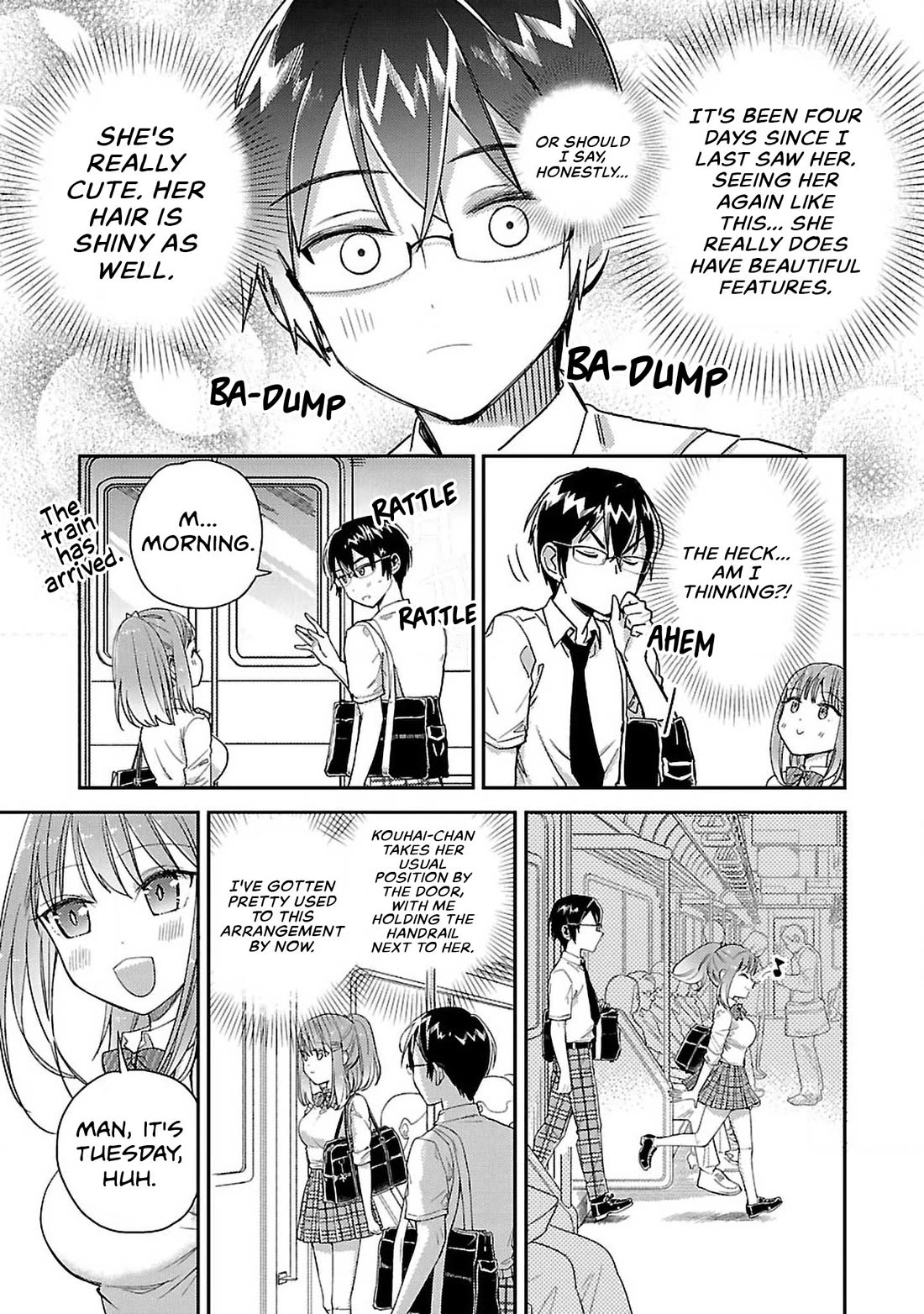 Watashi no shiranai, senpai no 100 ko no koto chapter 8 page 3