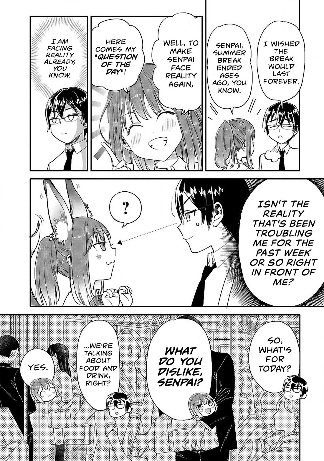Watashi no shiranai, senpai no 100 ko no koto chapter 8 page 4