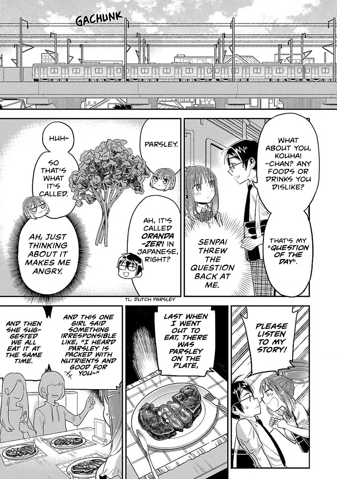 Watashi no shiranai, senpai no 100 ko no koto chapter 8 page 7