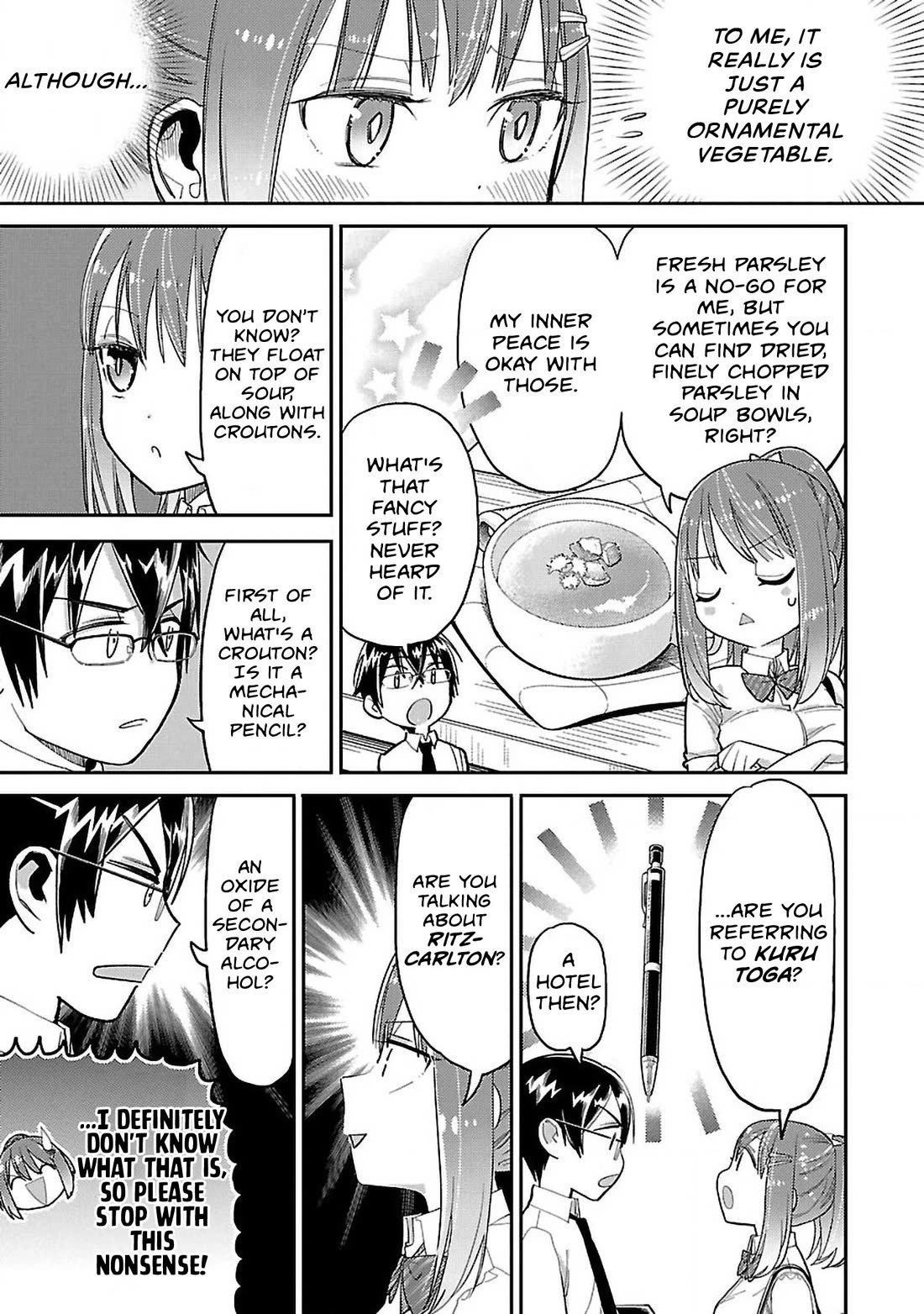 Watashi no shiranai, senpai no 100 ko no koto chapter 8 page 9