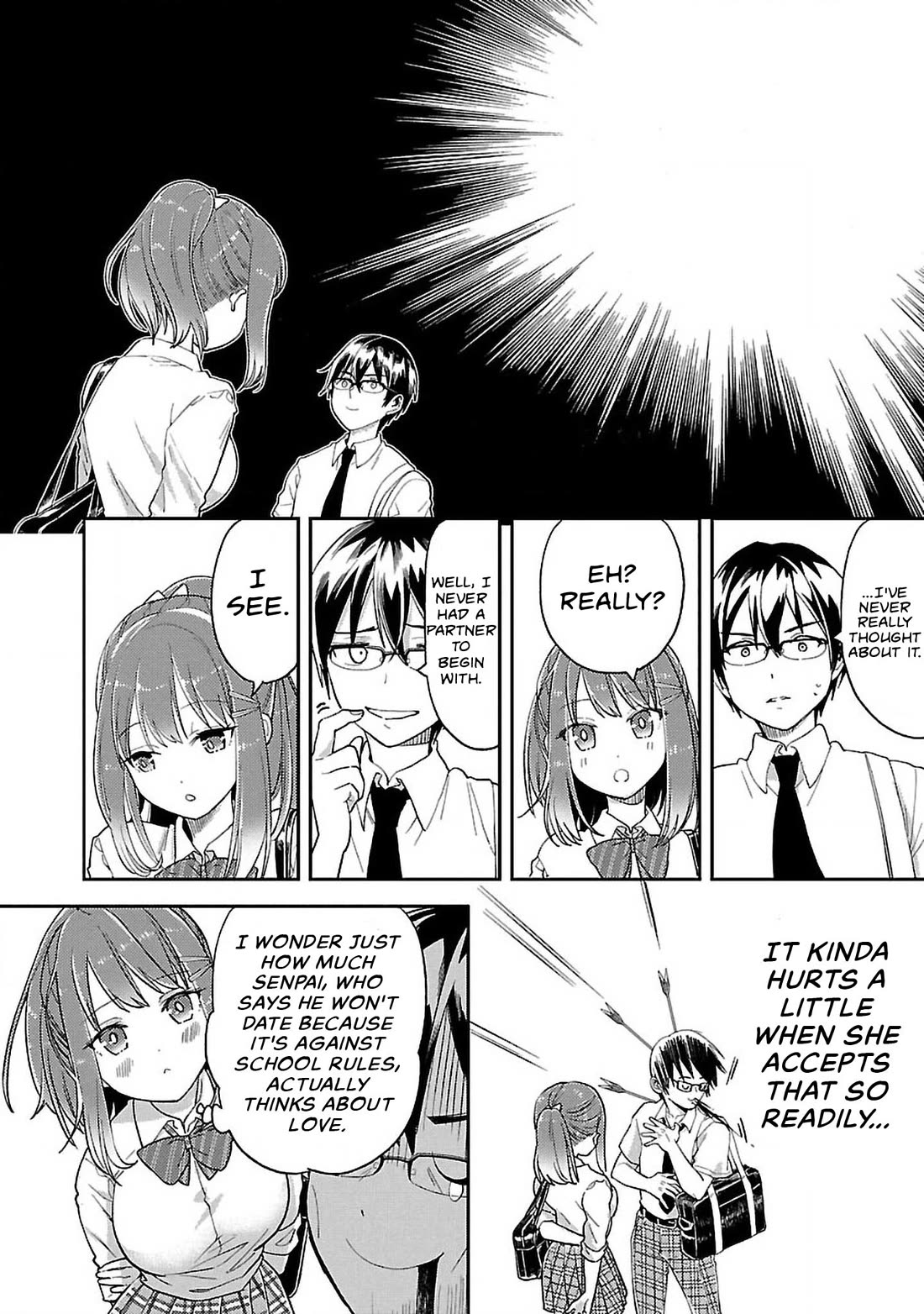 Watashi no shiranai, senpai no 100 ko no koto chapter 9 page 14