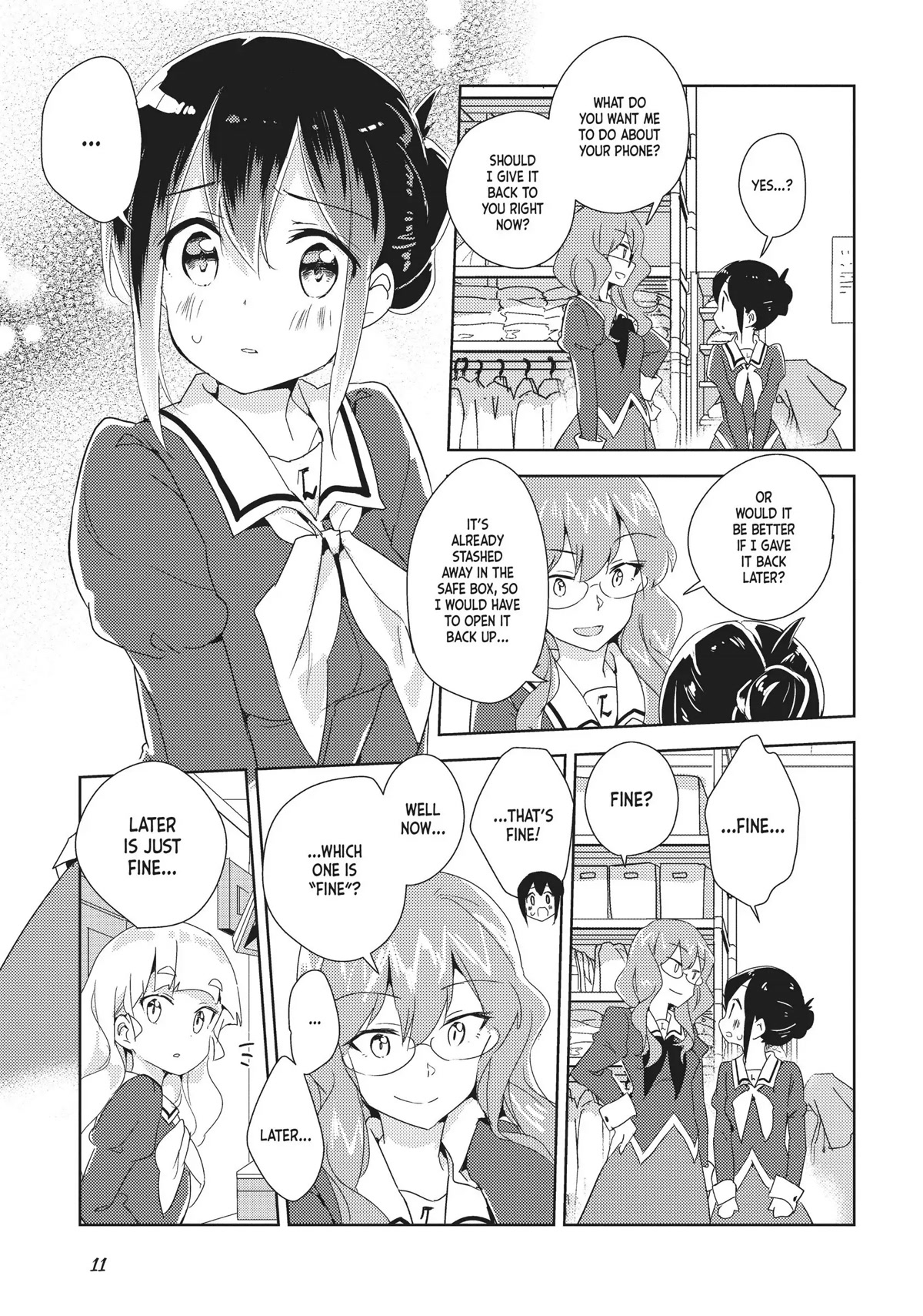 Watashi no Yuri wa Oshigoto desu! chapter 12 page 11