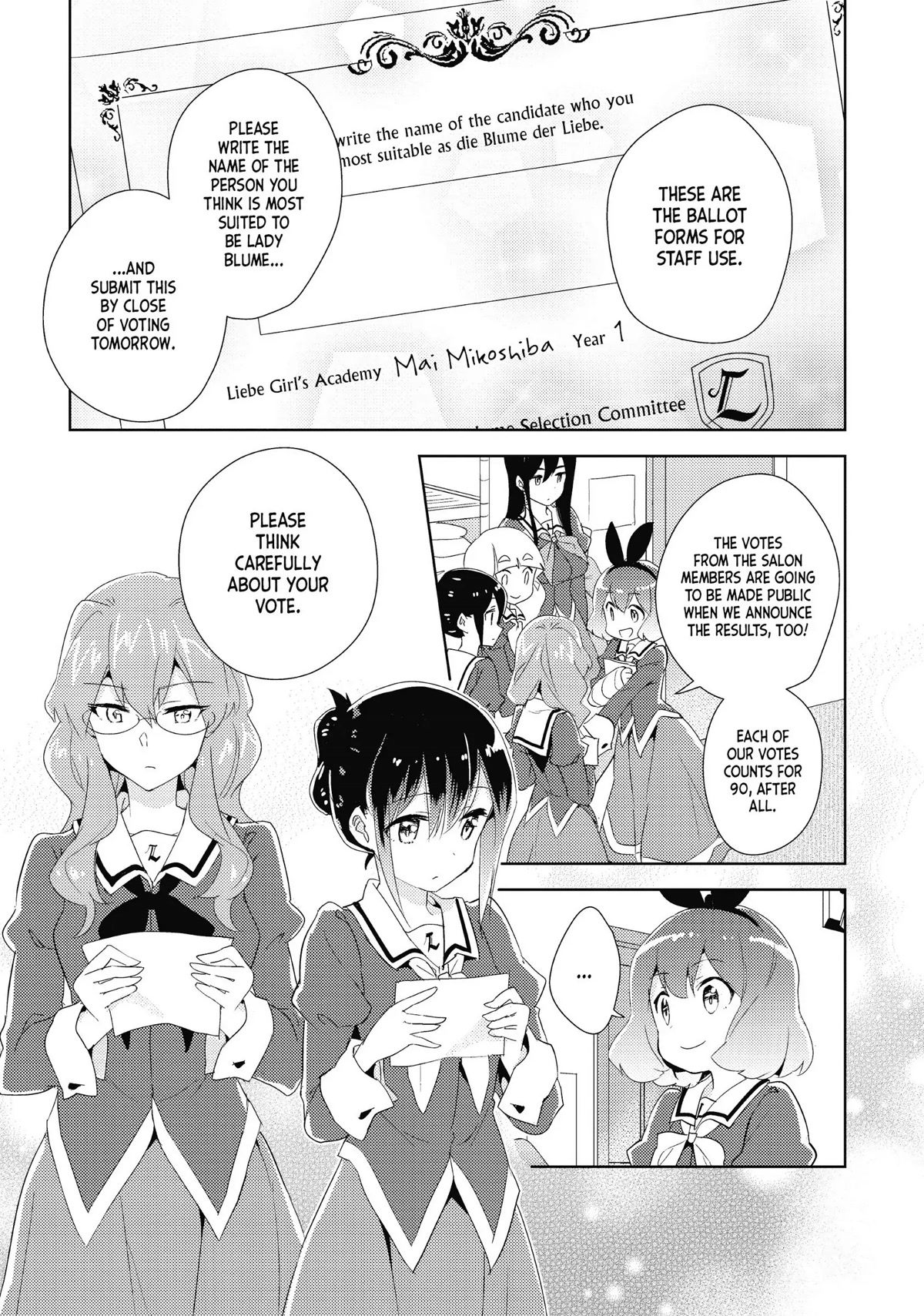 Watashi no Yuri wa Oshigoto desu! chapter 18 page 1