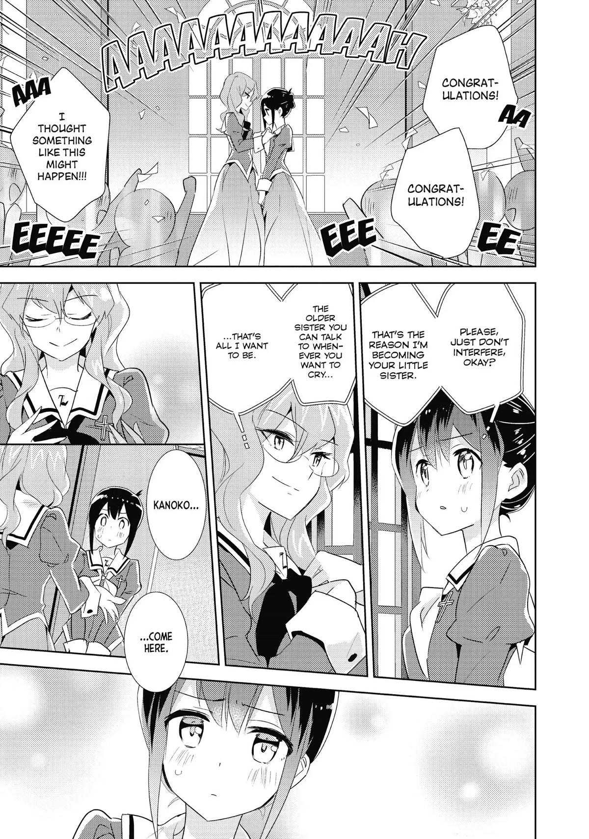 Watashi no Yuri wa Oshigoto desu! chapter 20 page 33