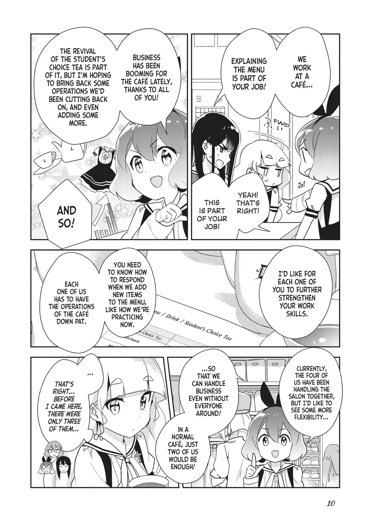 Watashi no Yuri wa Oshigoto desu! chapter 22 page 10