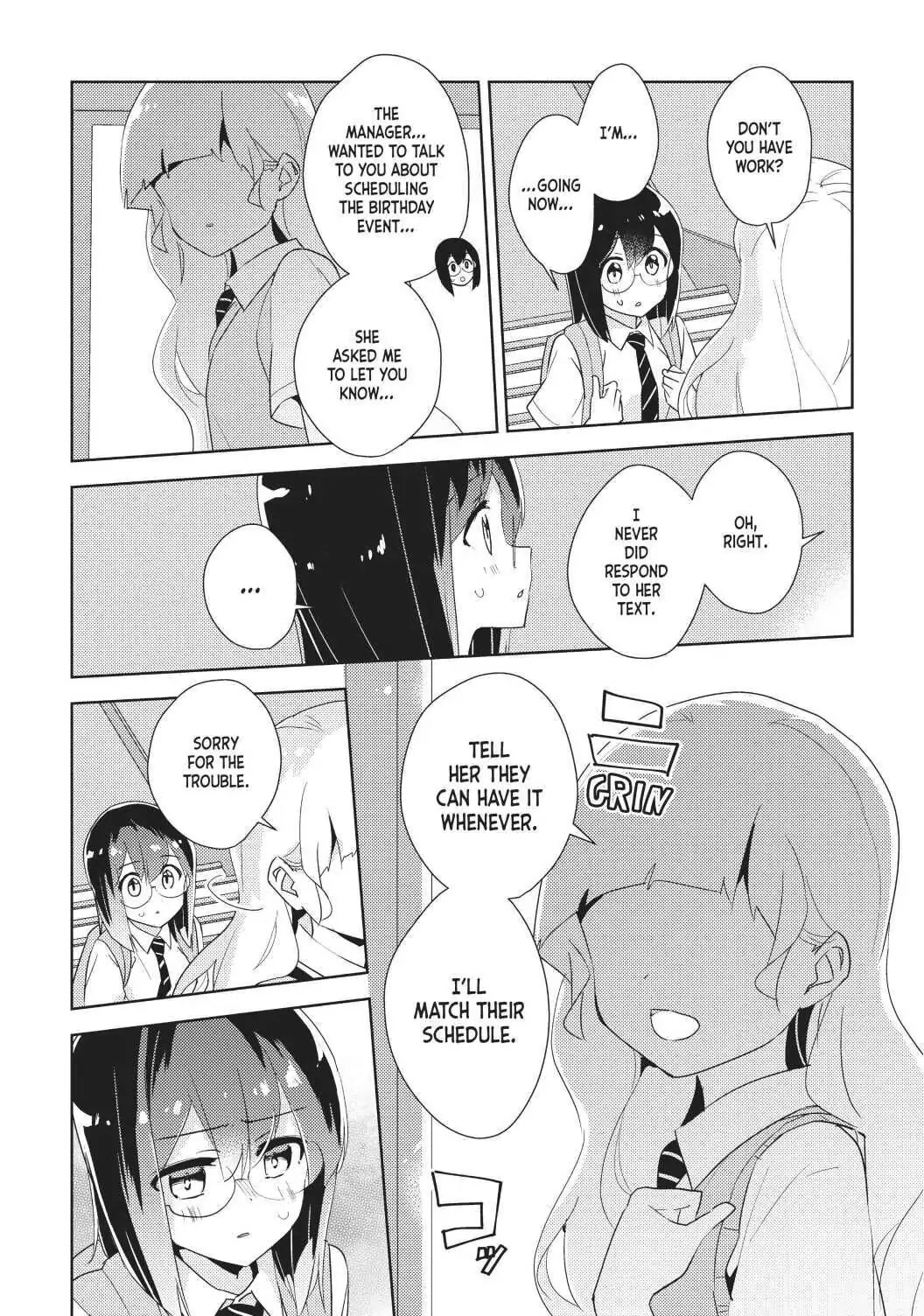 Watashi no Yuri wa Oshigoto desu! chapter 32 page 21