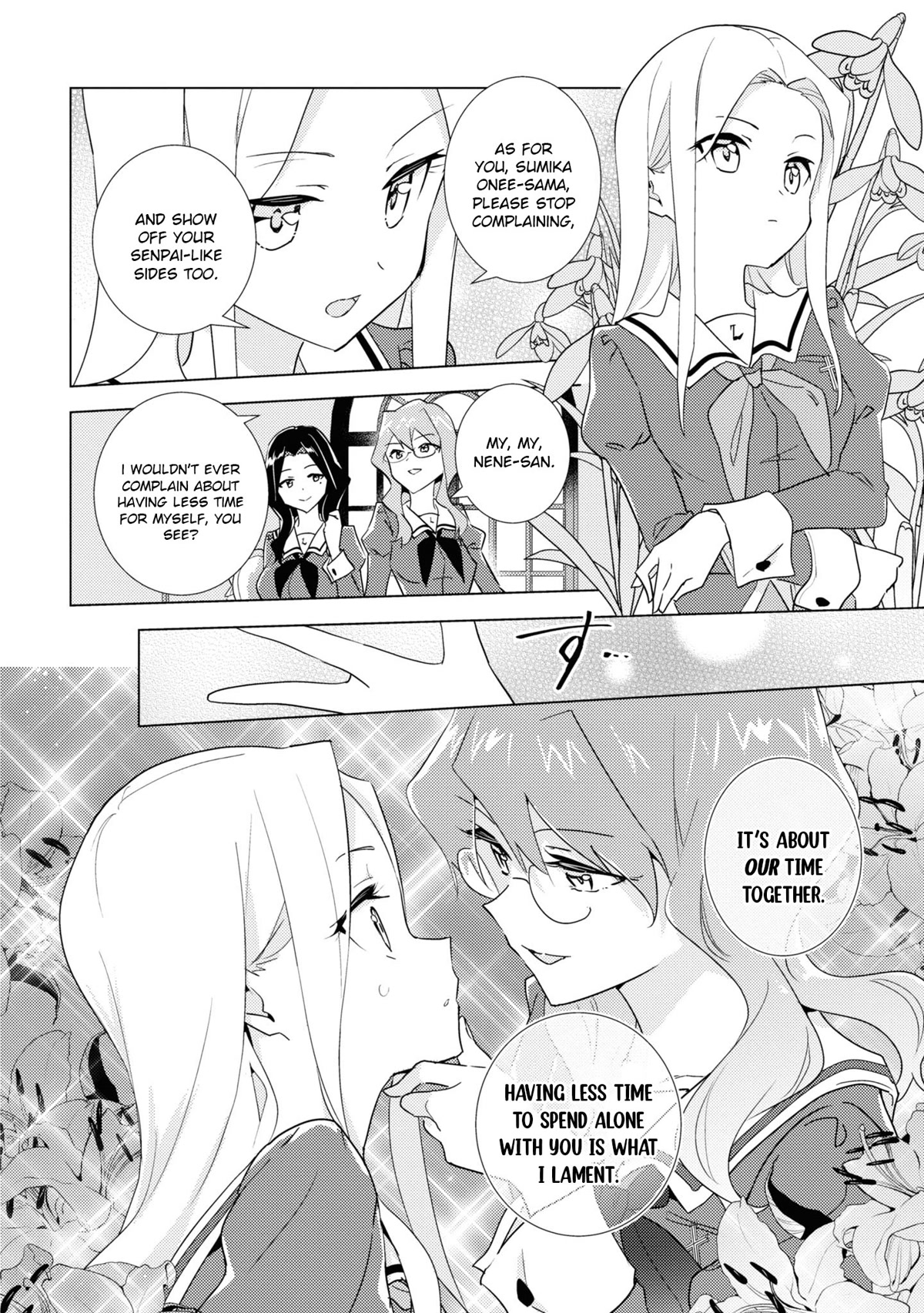 Watashi no Yuri wa Oshigoto desu! chapter 48 page 14